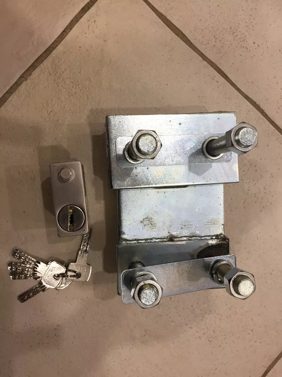 Shipping Container Lock Box + Pad Lock Set Security