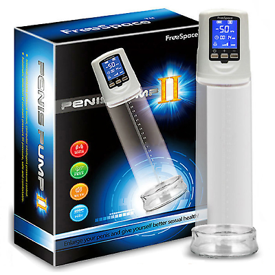 Electric Penis Pump USB LCD Rechargeable Automatic Vacuum Enlarger Cock Extender
