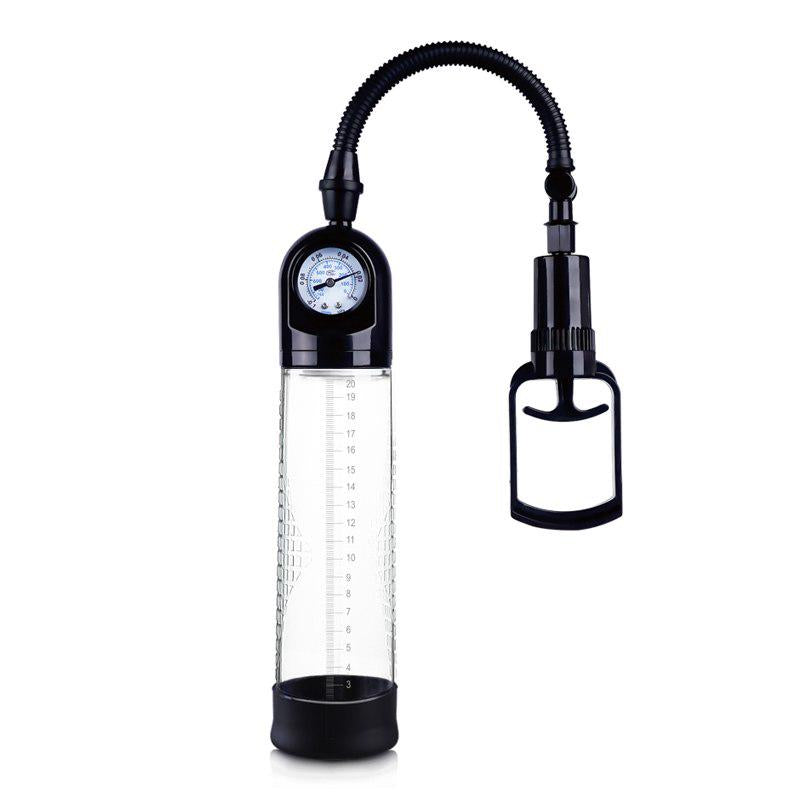Penis Pump Vacuum Suction Enlarger Gauge Large Penis Extender Pump Sex Toy NEW
