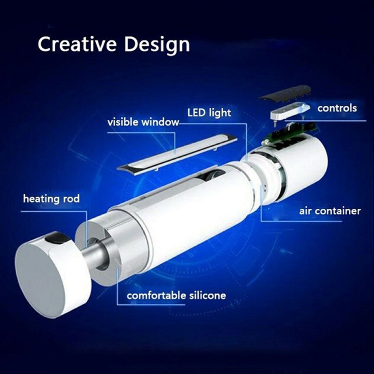Hands Free Sucking Male Masturbator Vibrating Oral Masturbation Cup Mens Sex Toy