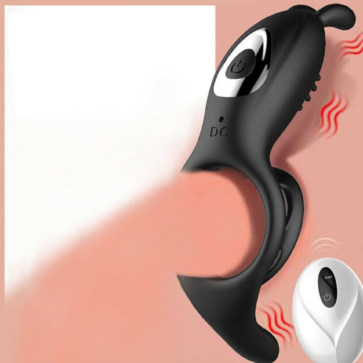 Vibrating Cock Ring Penis USB Dildo Couples Vibe Clit Vibrator Wearable Sex Toy