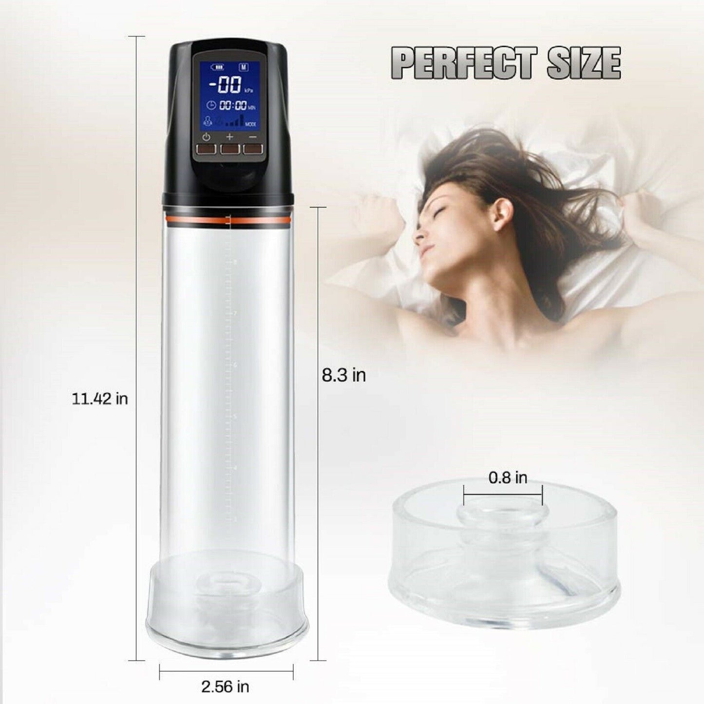 Electric Automatic Penis Enlargement Pump Rechargeable Enlarger Cock Extender