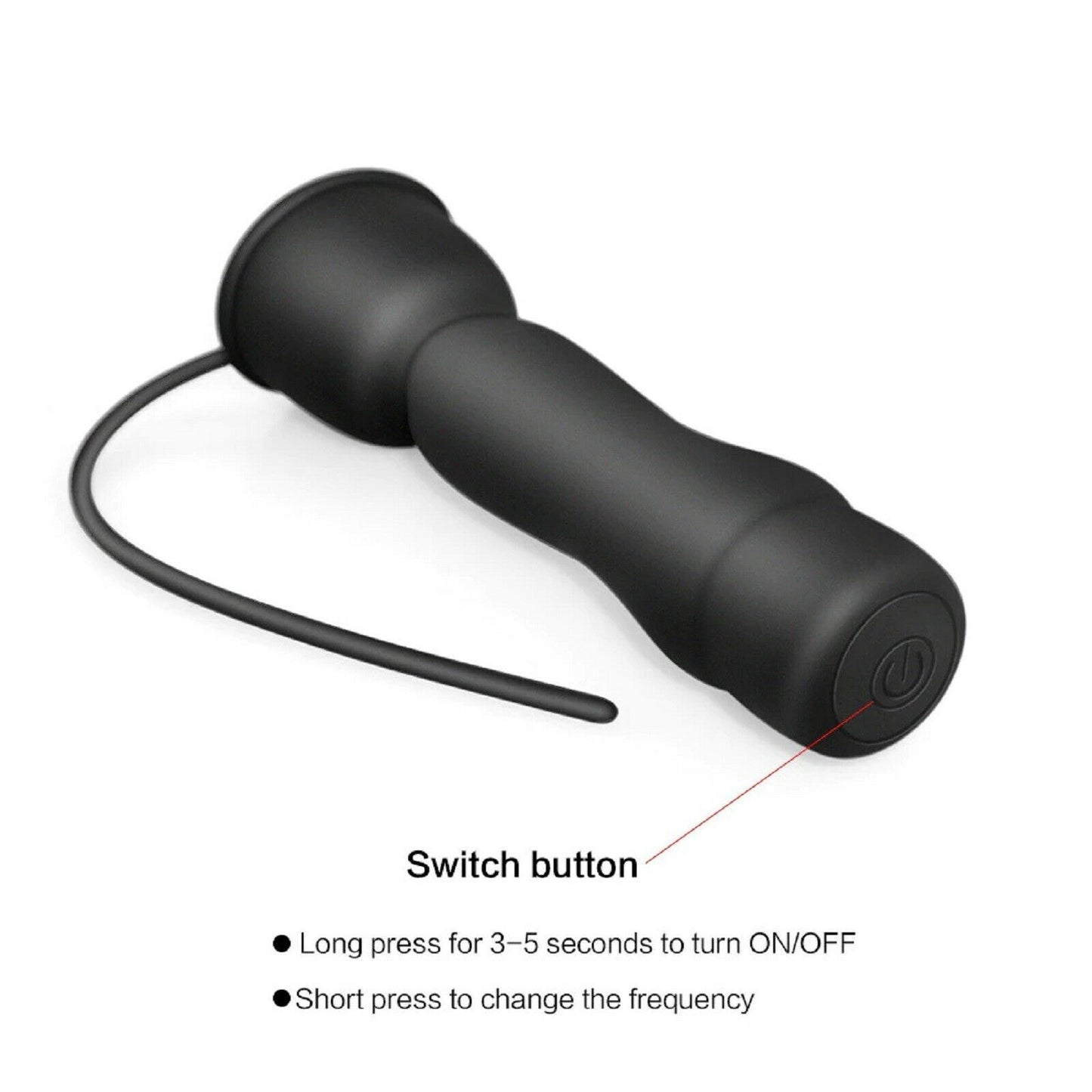 16 Mode Vibrating Male Masturbator Urethral Sound Penis Plug Vibrator Sex Toy