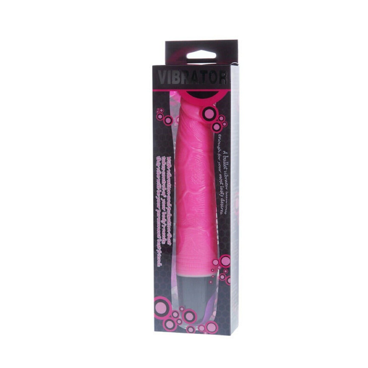 9.3" Large Vibrator Dildo Big Realistic Dong G-spot Clit Anal Vibrating Sex Toy