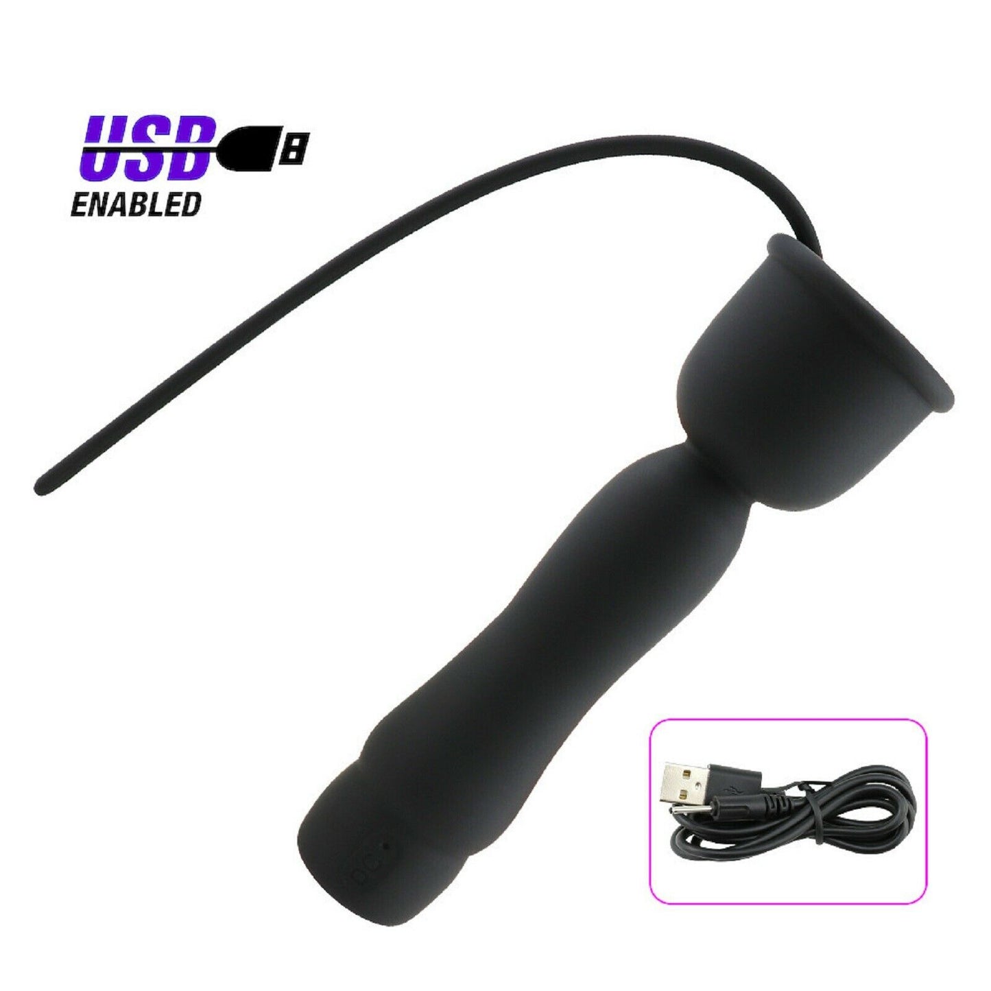 16 Mode Vibrating Male Masturbator Urethral Sound Penis Plug Vibrator Sex Toy