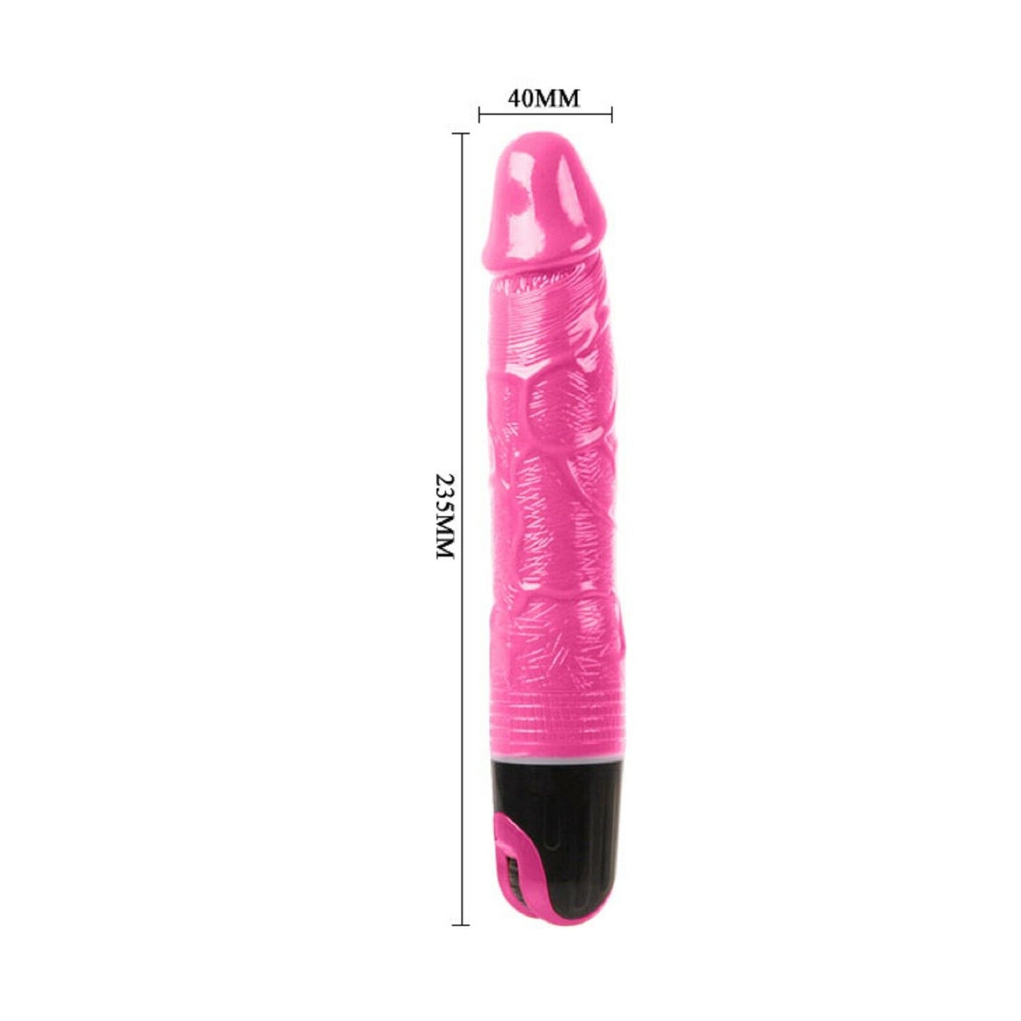 9.3" Large Vibrator Dildo Big Realistic Dong G-spot Clit Anal Vibrating Sex Toy