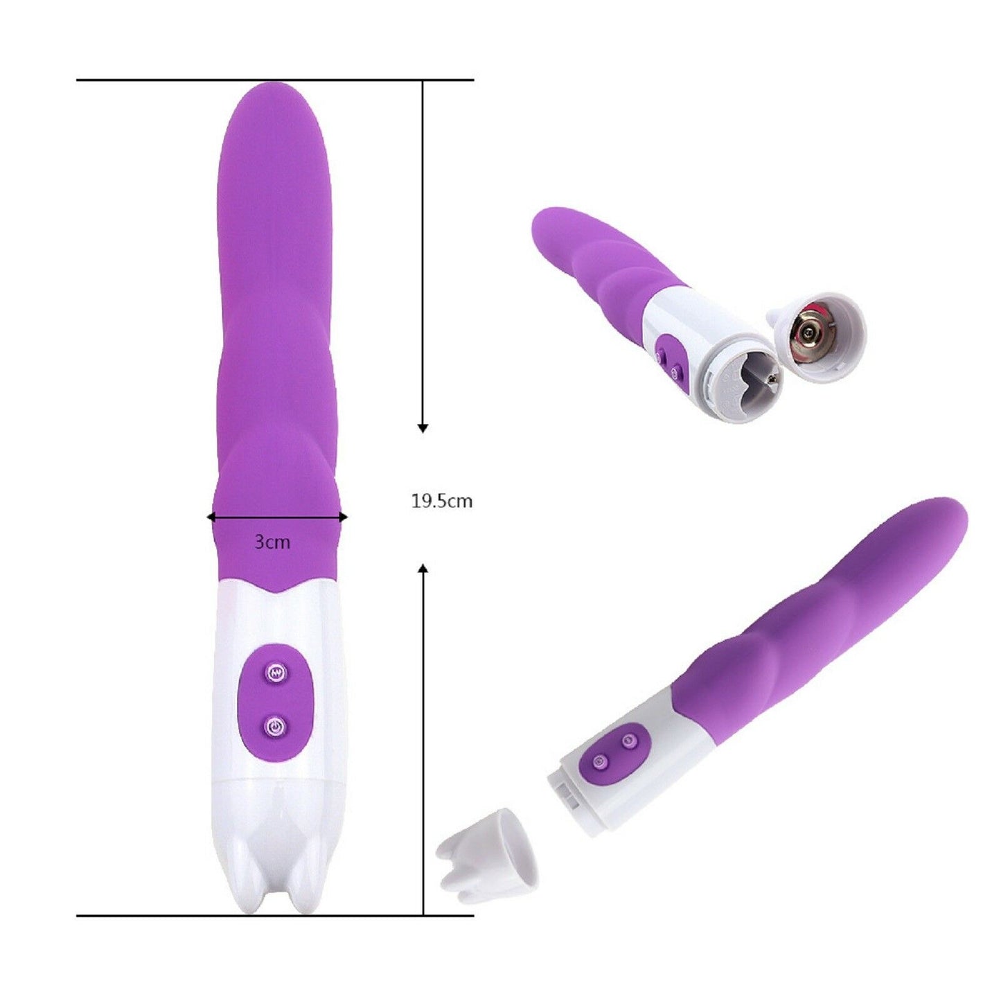 10 Speed Dildo Vibrator G-Spot Vaginal Anal Adult Sex Toy Powerful Bullet NEW