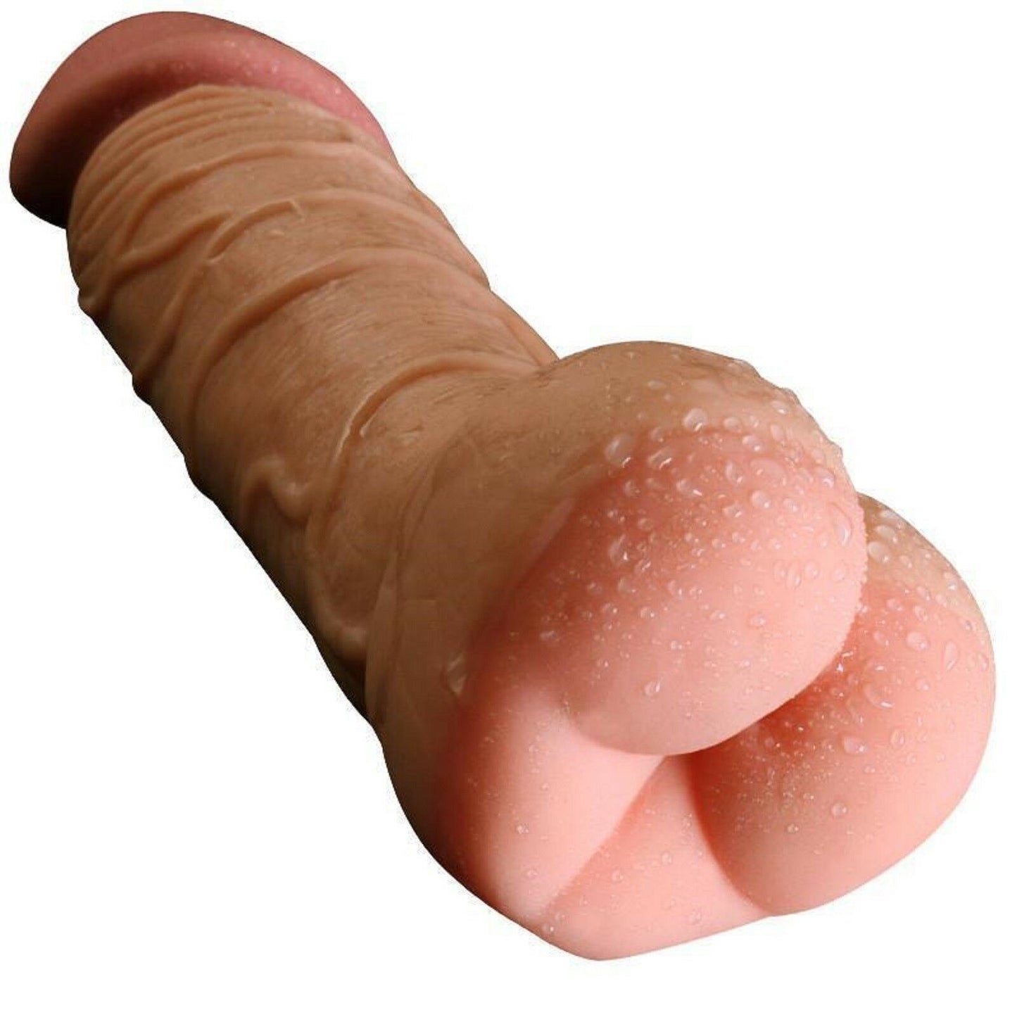 Versatile Cock Extender Sleeve Hollow Anal Butt Plug Penis Male Masturbator Gay