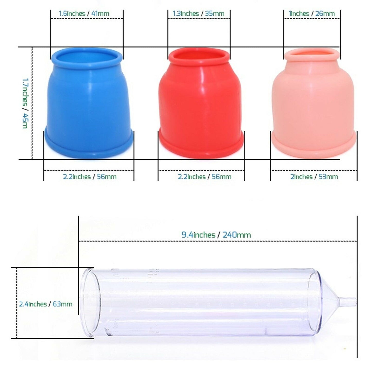 Male Personal Vacuum Penis Pump Enhancement Enlarger Extender Massager Device