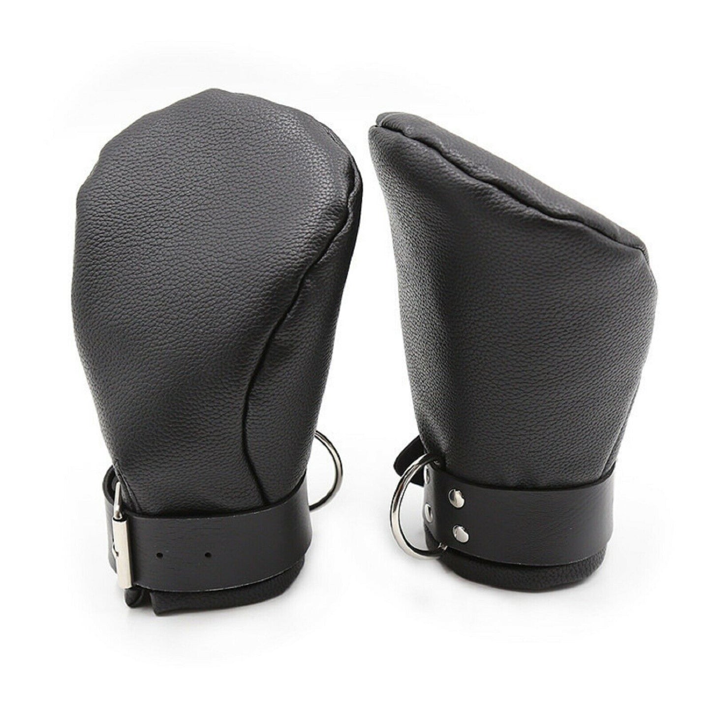 Pup Play Bondage Mittens Gloves Puppy BDSM Fetish Restraint PU Leather Sex Toy