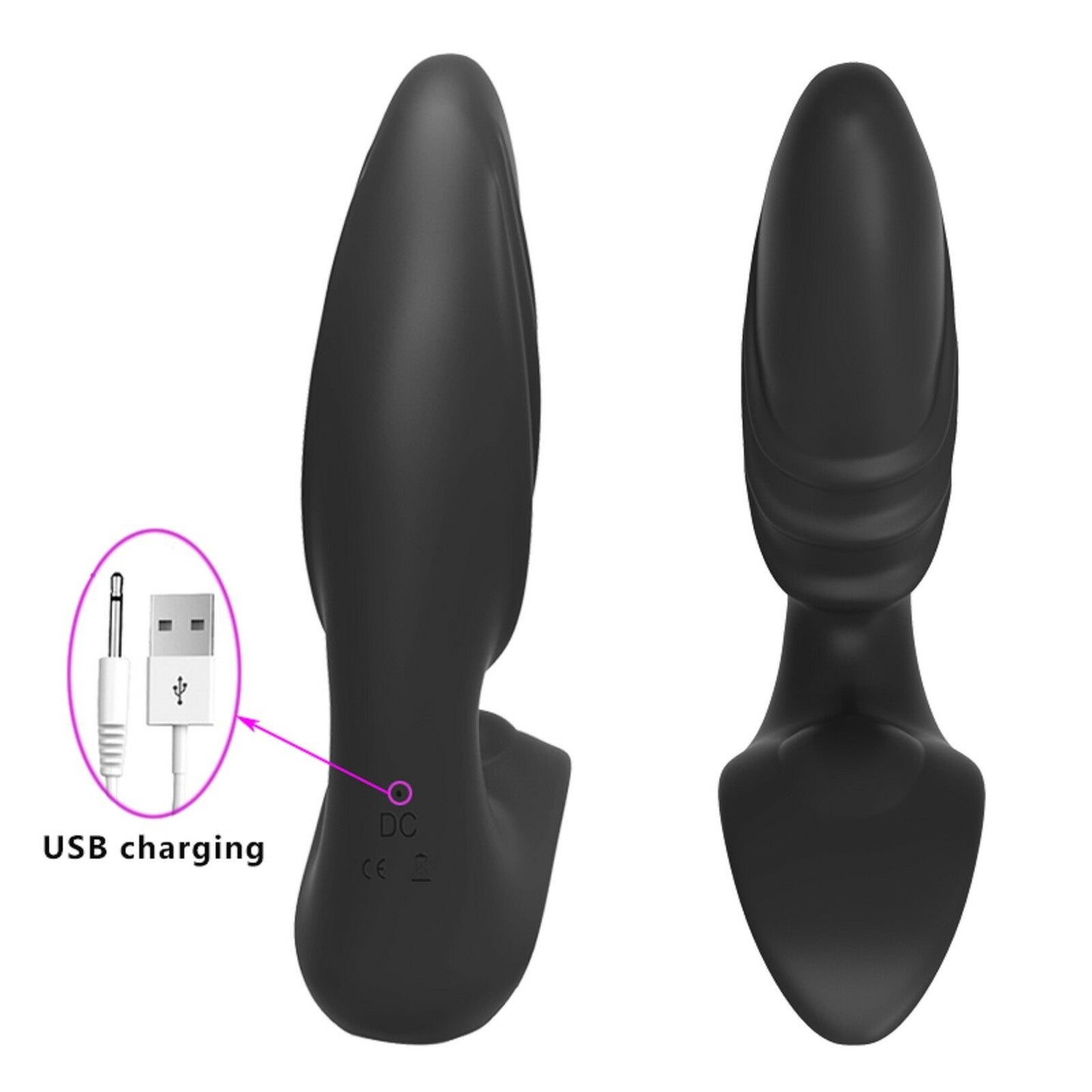 Remote Control Prostate Massager Anal Plug USB Rechargeable Male G Spot Vibrator