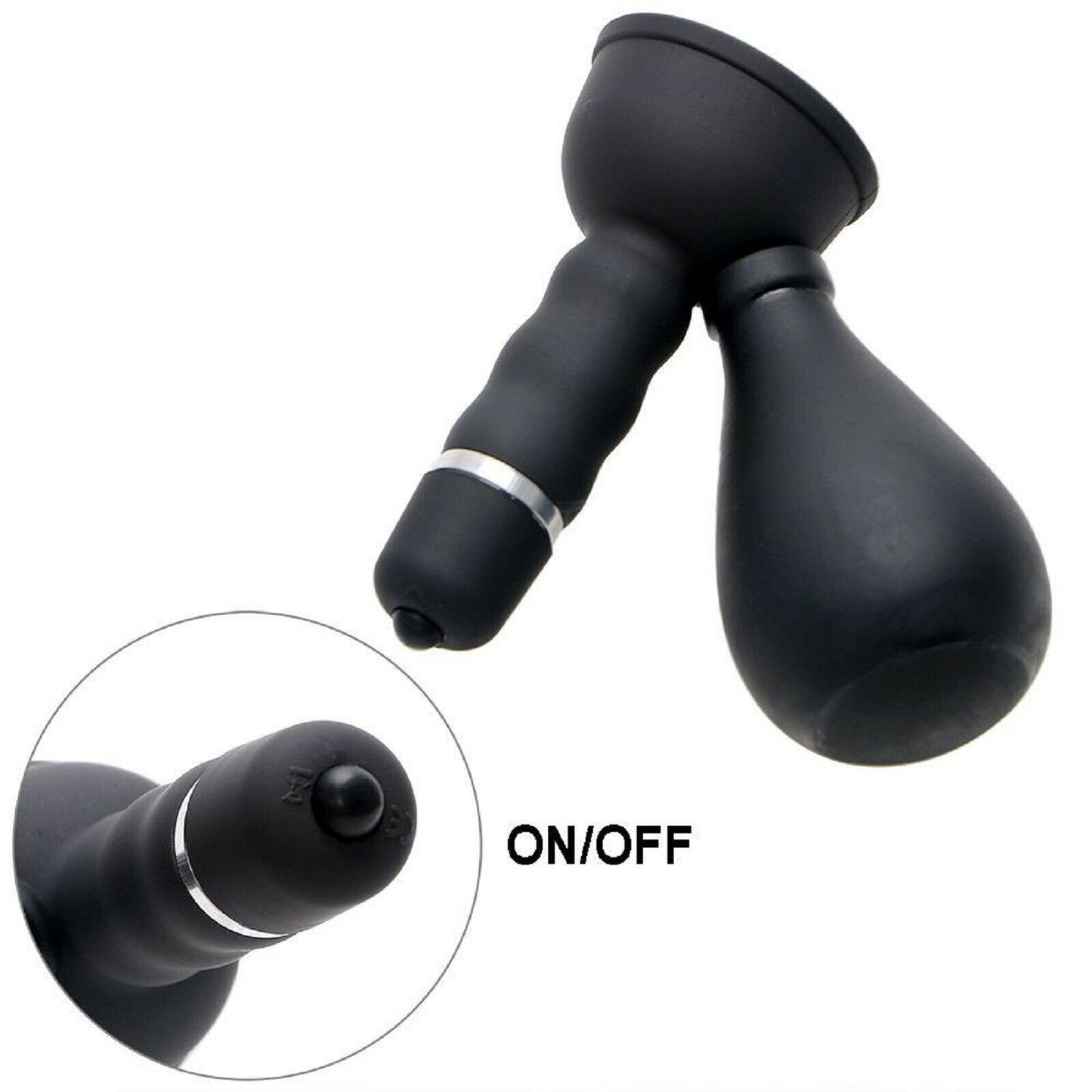 Vibrating Nipple Clitoris Sucker Pump Suction Clamp Stimulator Bullet Sex Toy