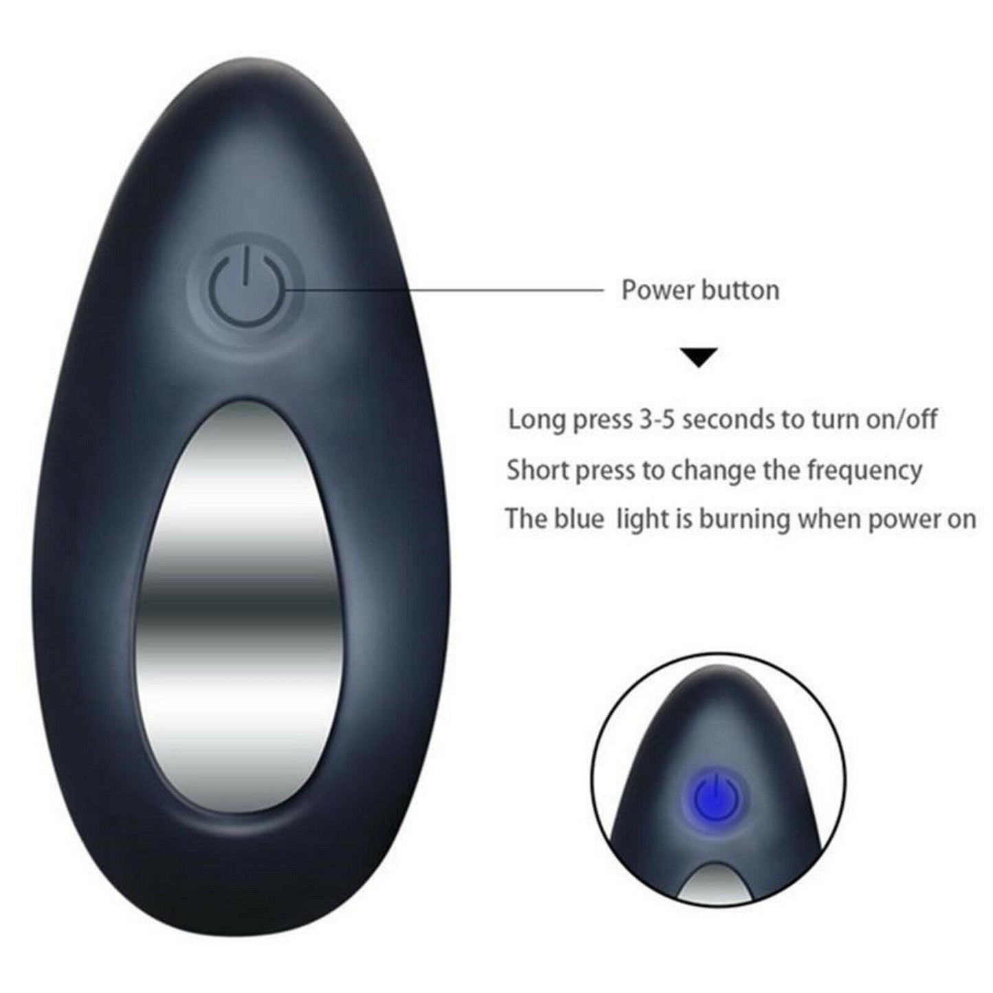 Prostate Massager Anal Butt Plug Mens Vibrator Perineum USB Gay Adult Sex Toy