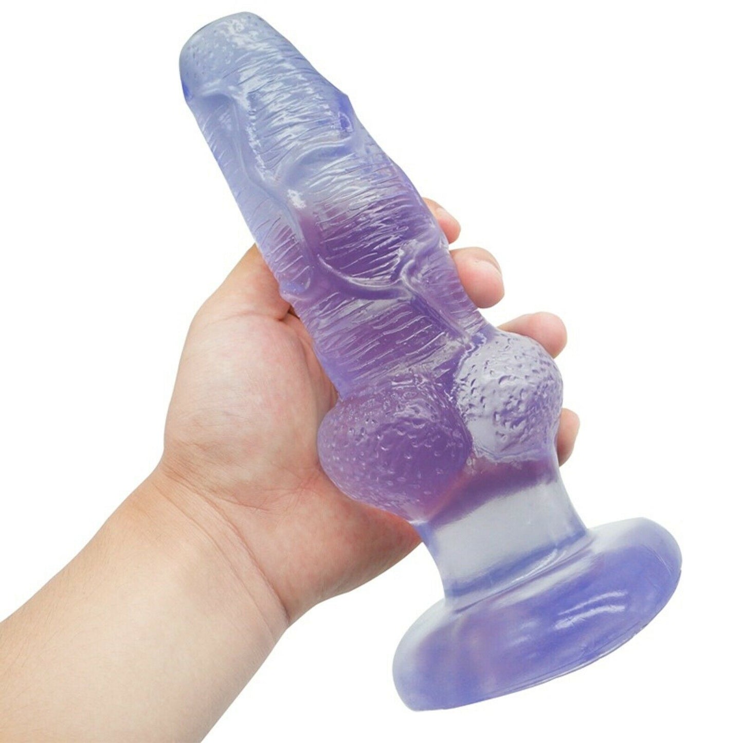 8.1" Realistic Dildo Dong Fantasy Monster FAT MASSIVE Anal Adult BDSM Sex Toy
