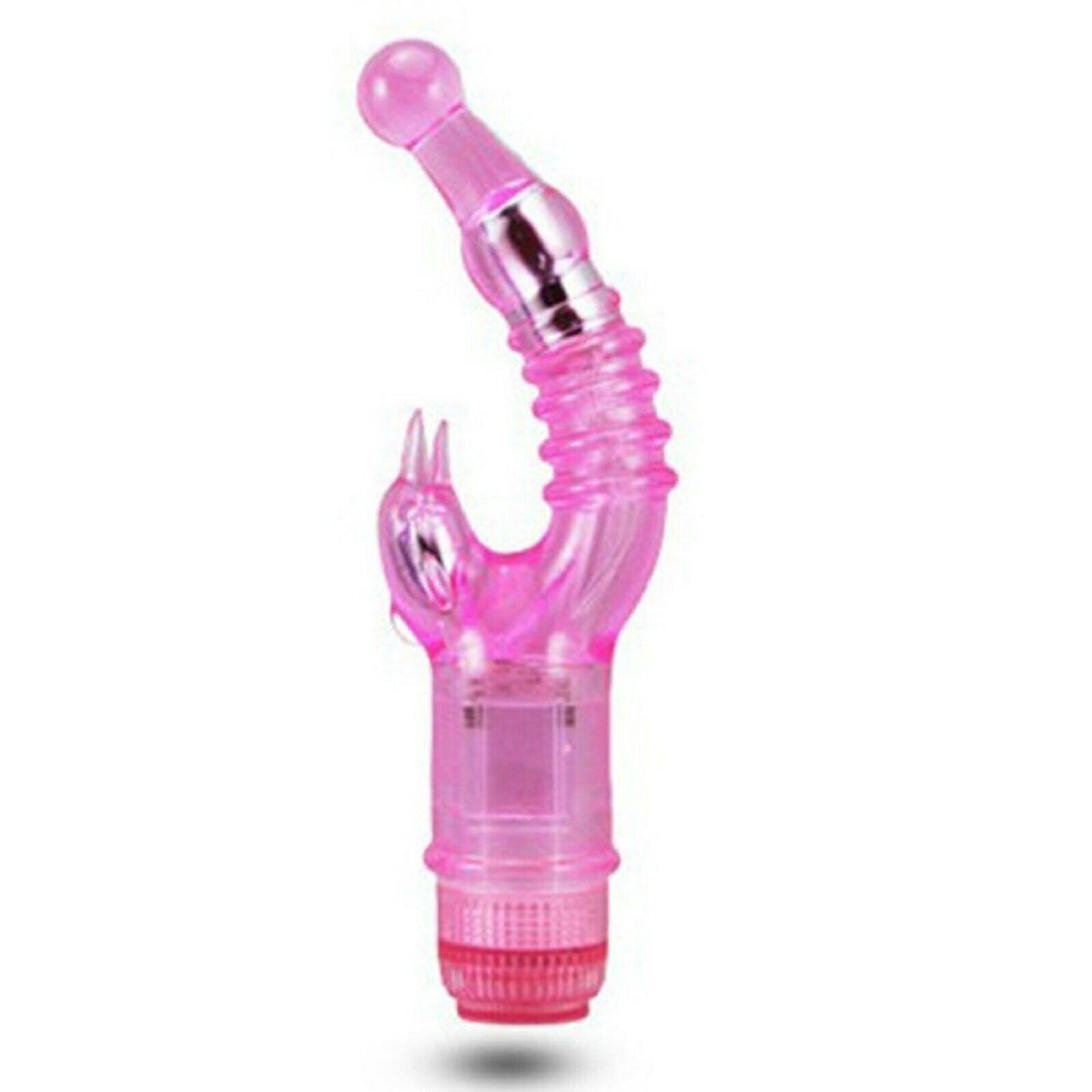 Rabbit Vibrator Dildo G-Spot Double Vibe Clit Stimulator Female Anal Sex Toy NEW