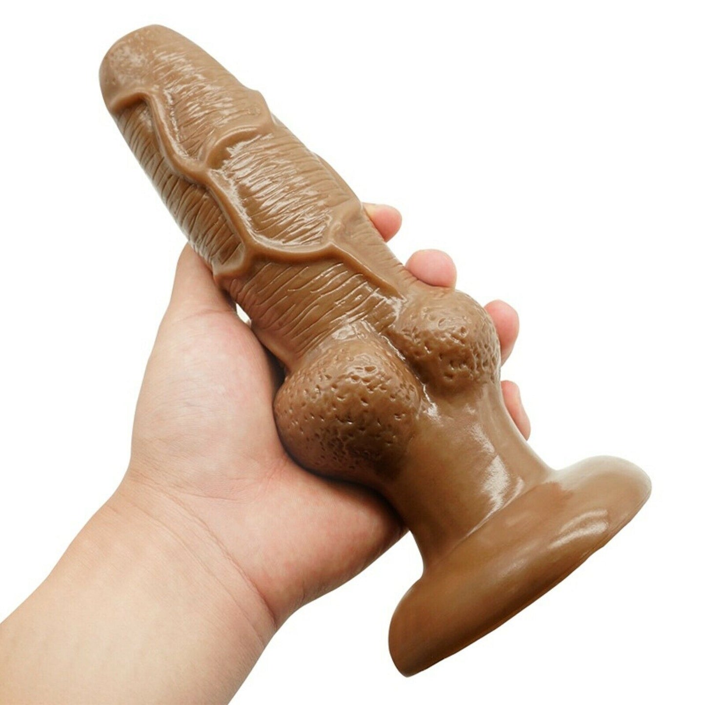 8.1" Realistic Dildo Dong Fantasy Monster FAT MASSIVE Anal Adult BDSM Sex Toy