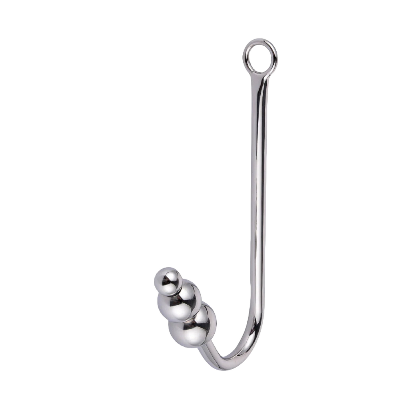 BDSM Anal Hook Large Fetish Beads Plug Steel Metal Bondage Restraint Sex Toy