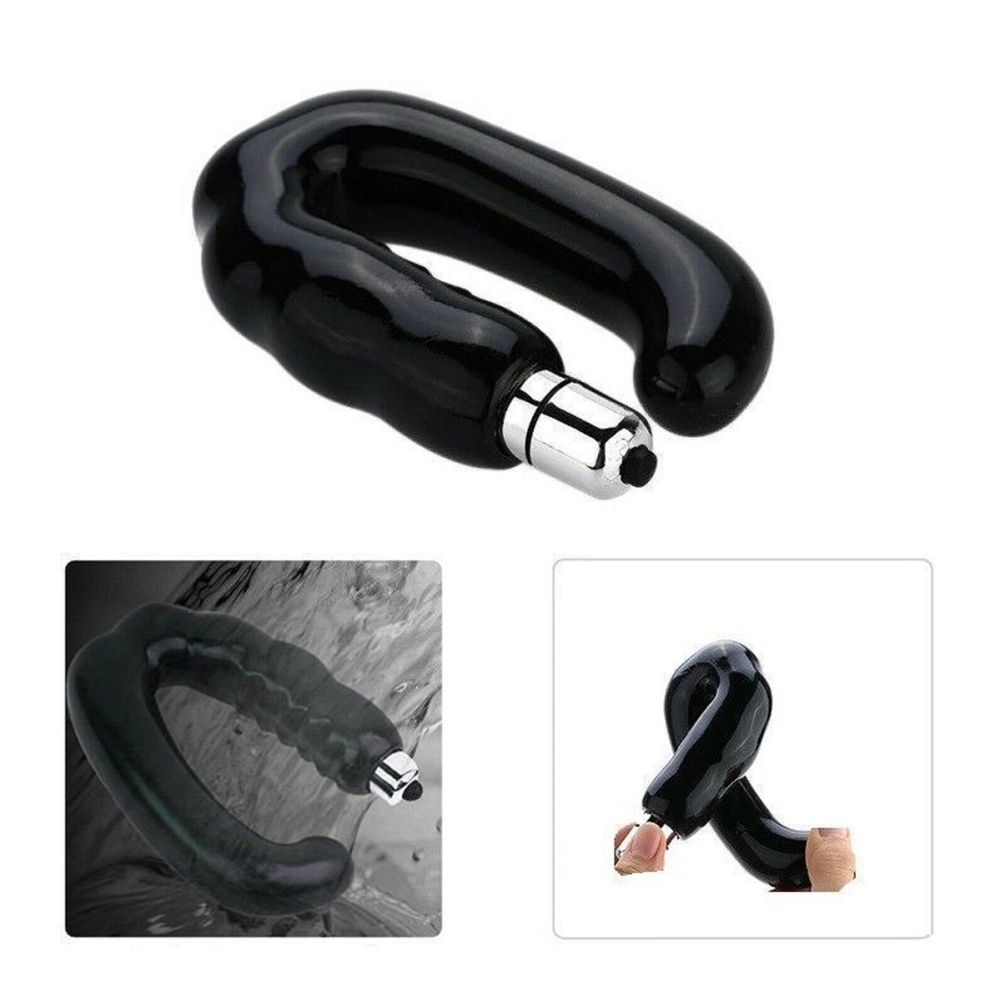 Vibrating Prostate Massager Male Vibrator G-Spot Anal Bead Butt Plug Gay Sex Toy