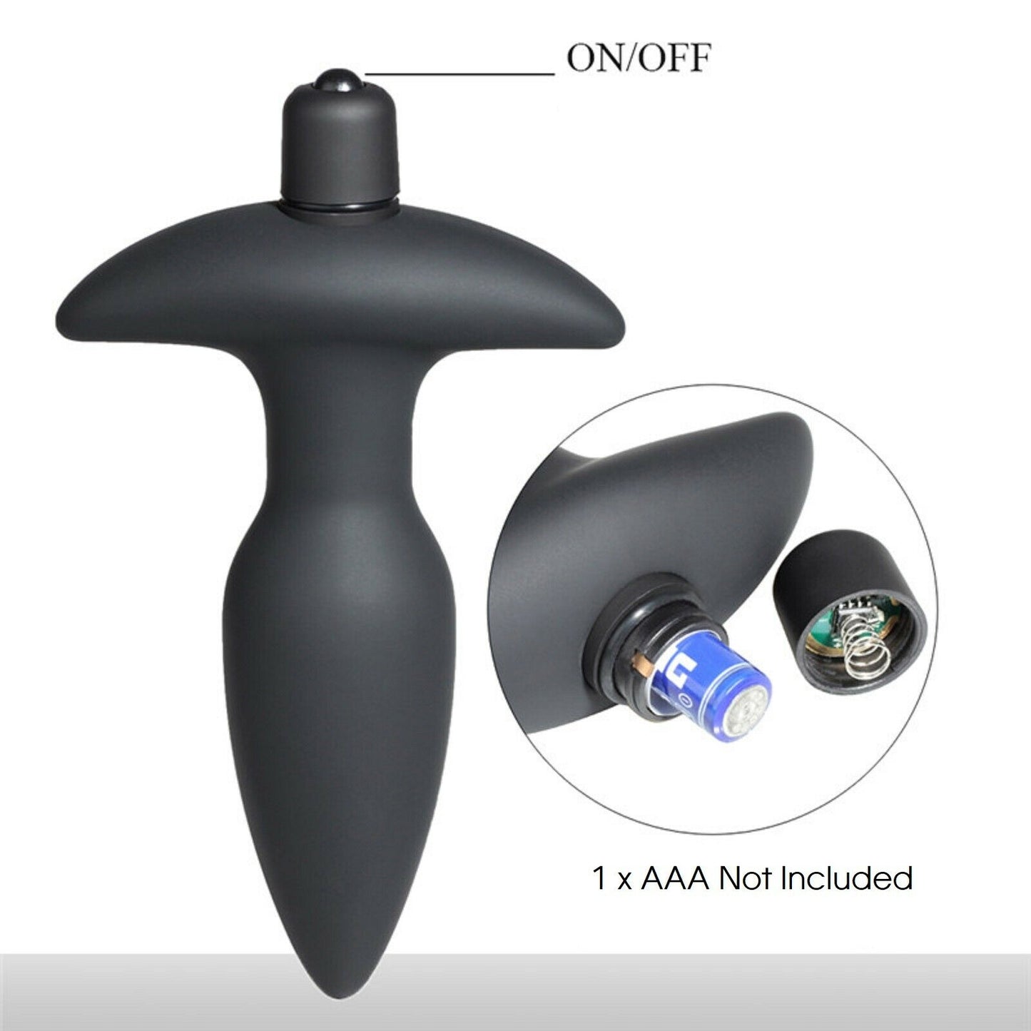 Prostate Massager Male Female Vibrator G-Spot Anal Bead Butt Plug Dildo Sex Toy