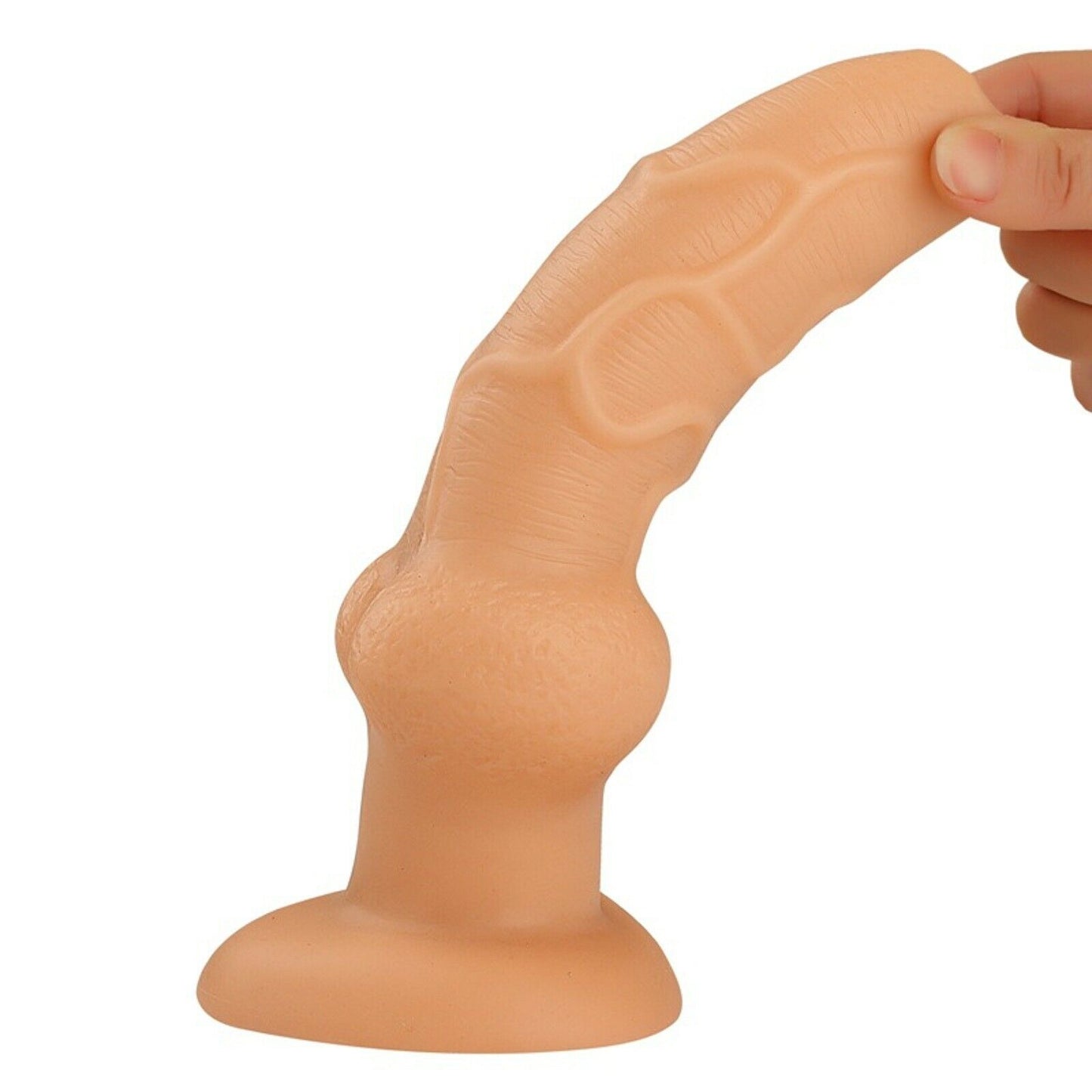 8.1" Realistic Dildo Dong Fantasy Monster FAT MASSIVE Anal Adult BDSM Sex Toy