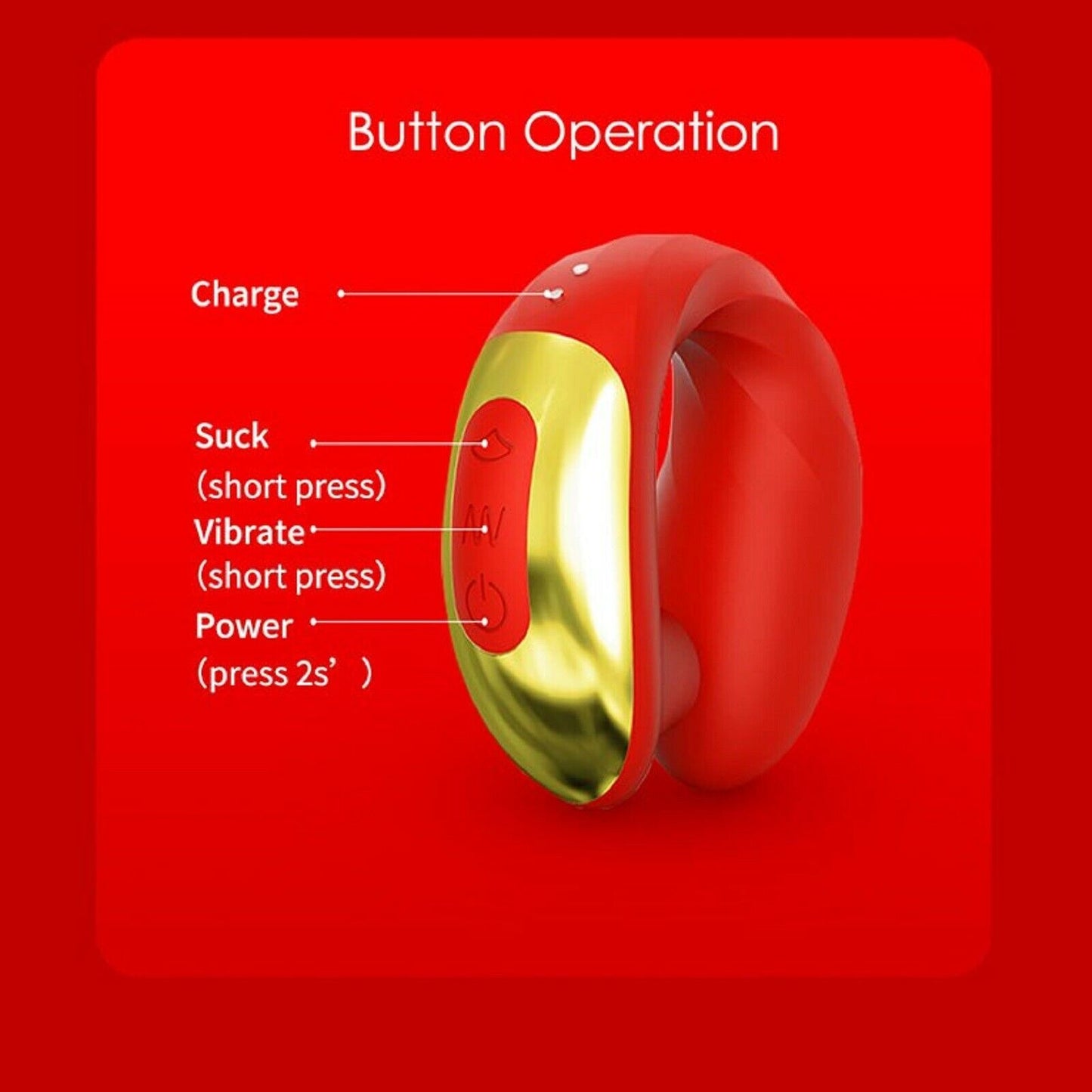 Wearable Sucking Vibrator Clitoral G-Spot Stimulator Bendable USB Adult Sex Toy