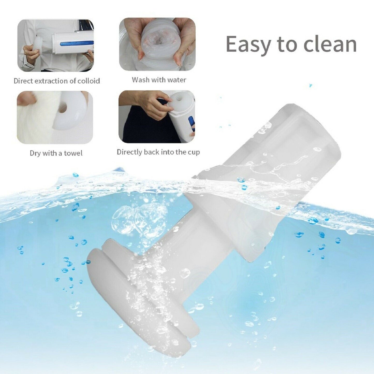 Male Masturbator Auto Stroker Cup Thrusting Heating Piston USB Adult Sex Toy