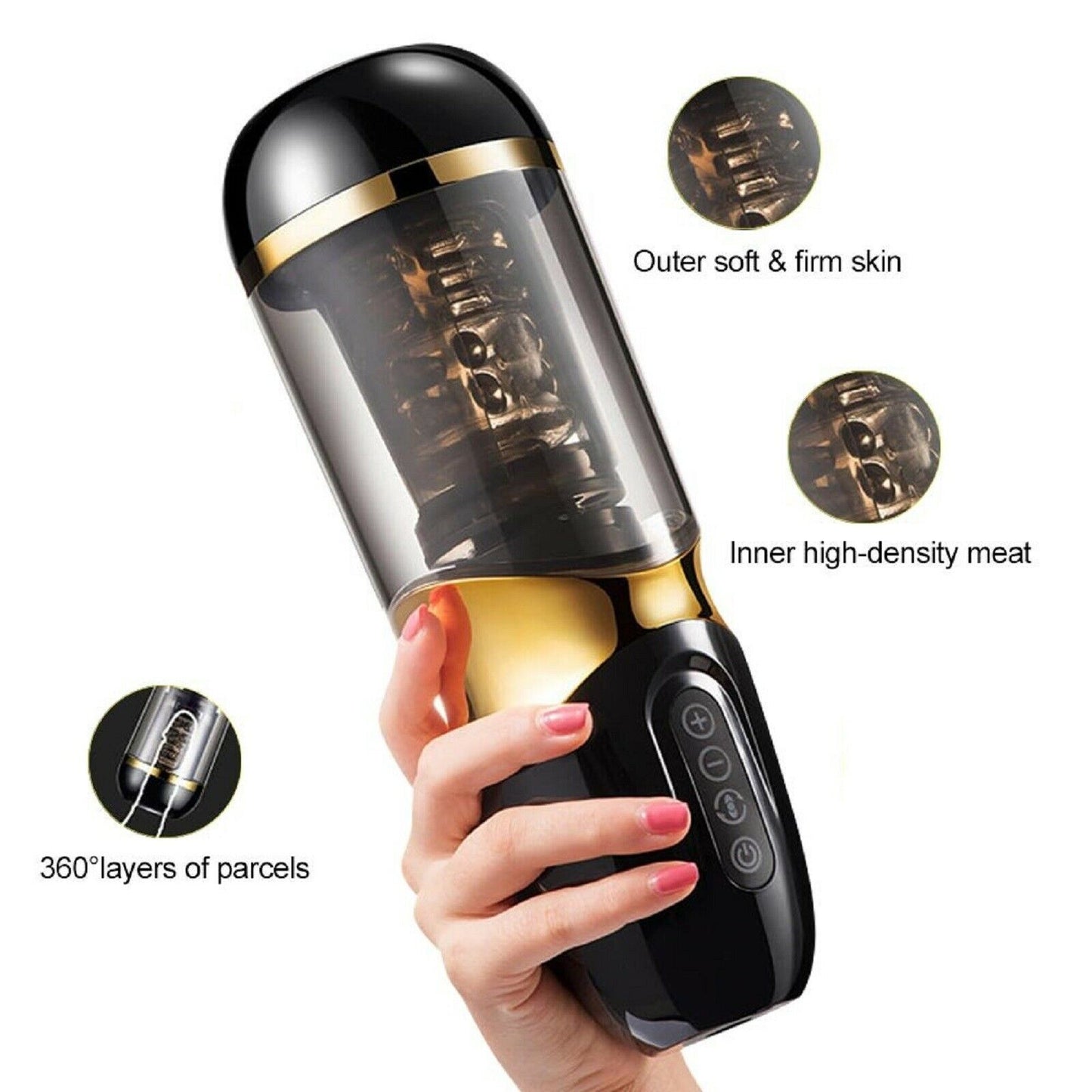 Male Masturbator Pussy Automatic Piston Auto Stroker Mens Masturbation Sex Toy