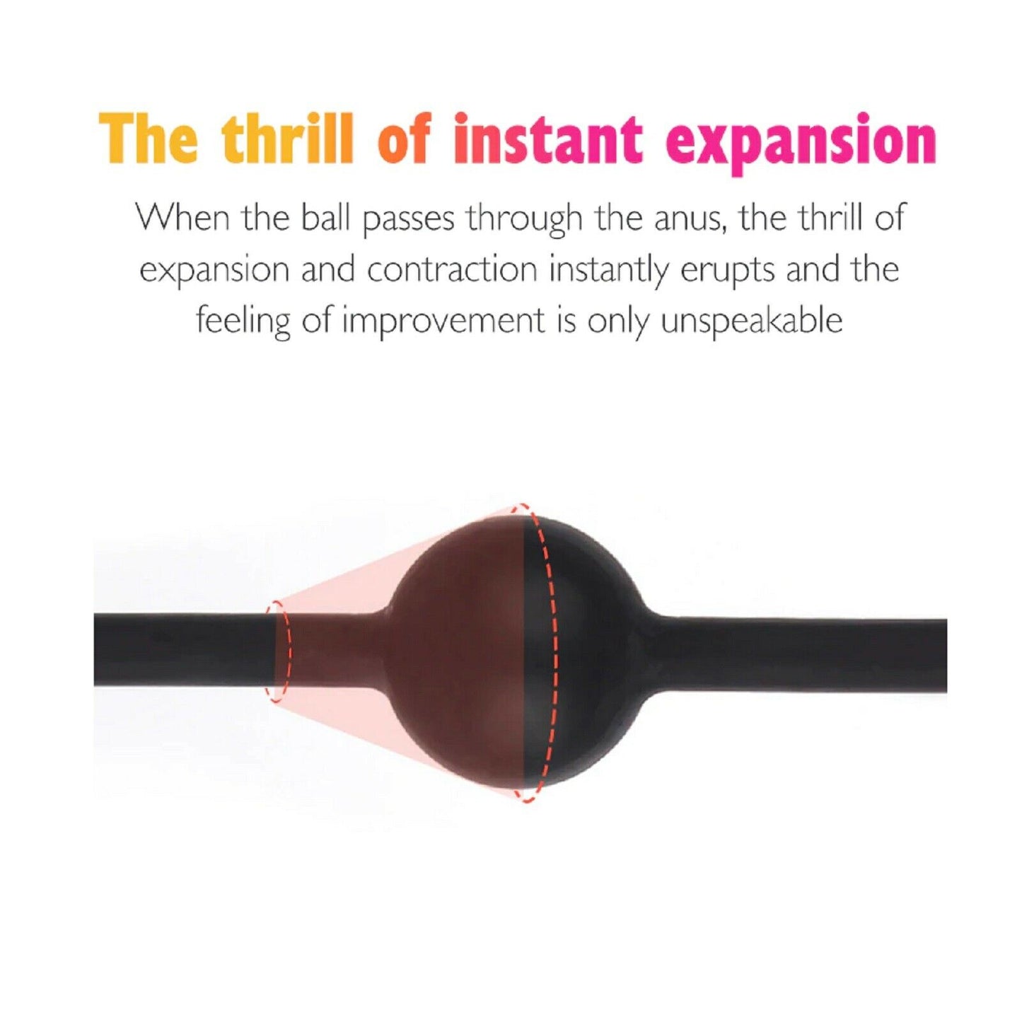 Giant Silicone Extra Large Big Anal Beads Dildo Dong Fat Butt Plug HUGE Sex Toy