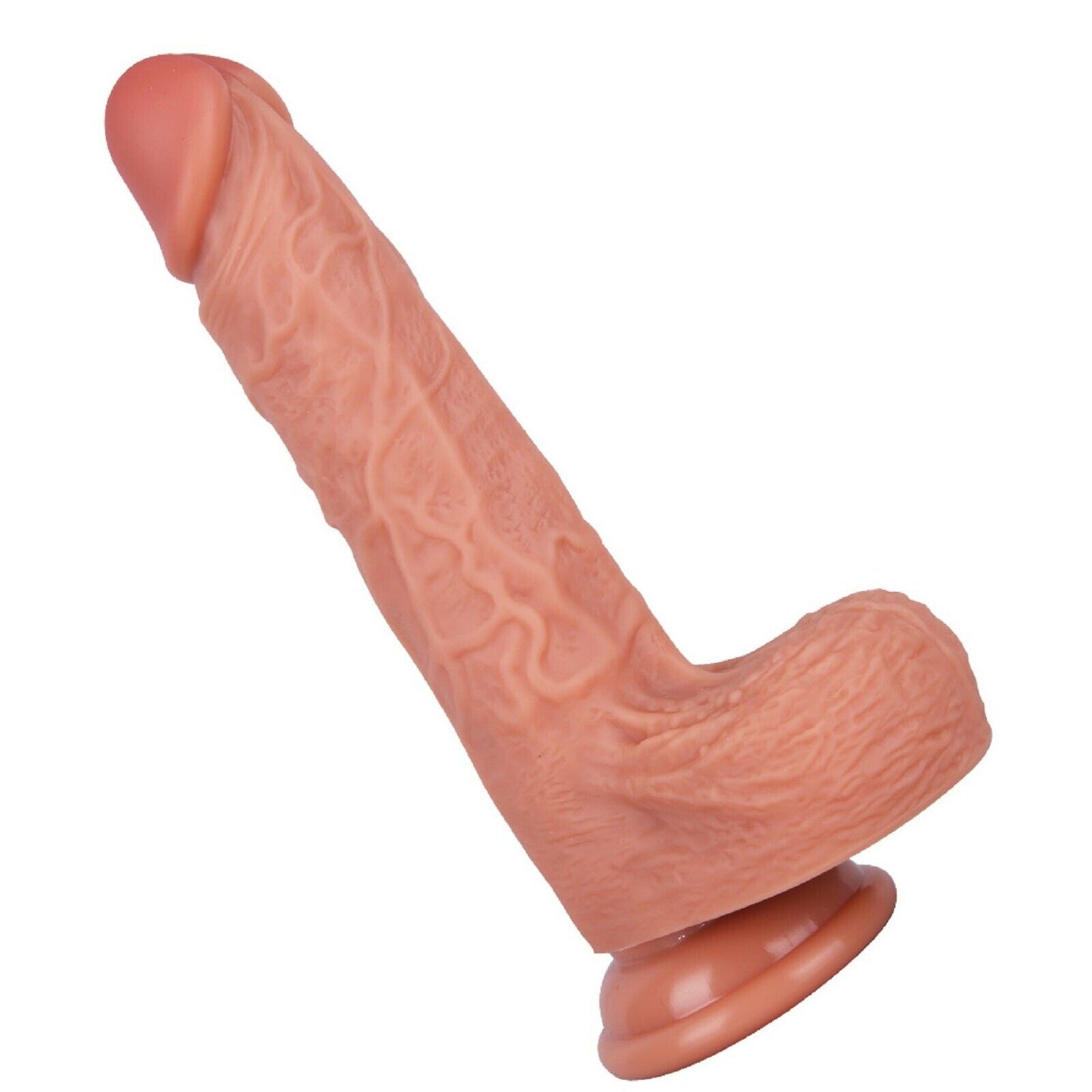 Realistic Dildo Dong Big Penis Cock Balls Vaginal Anal Soft Adult Sex Toy New