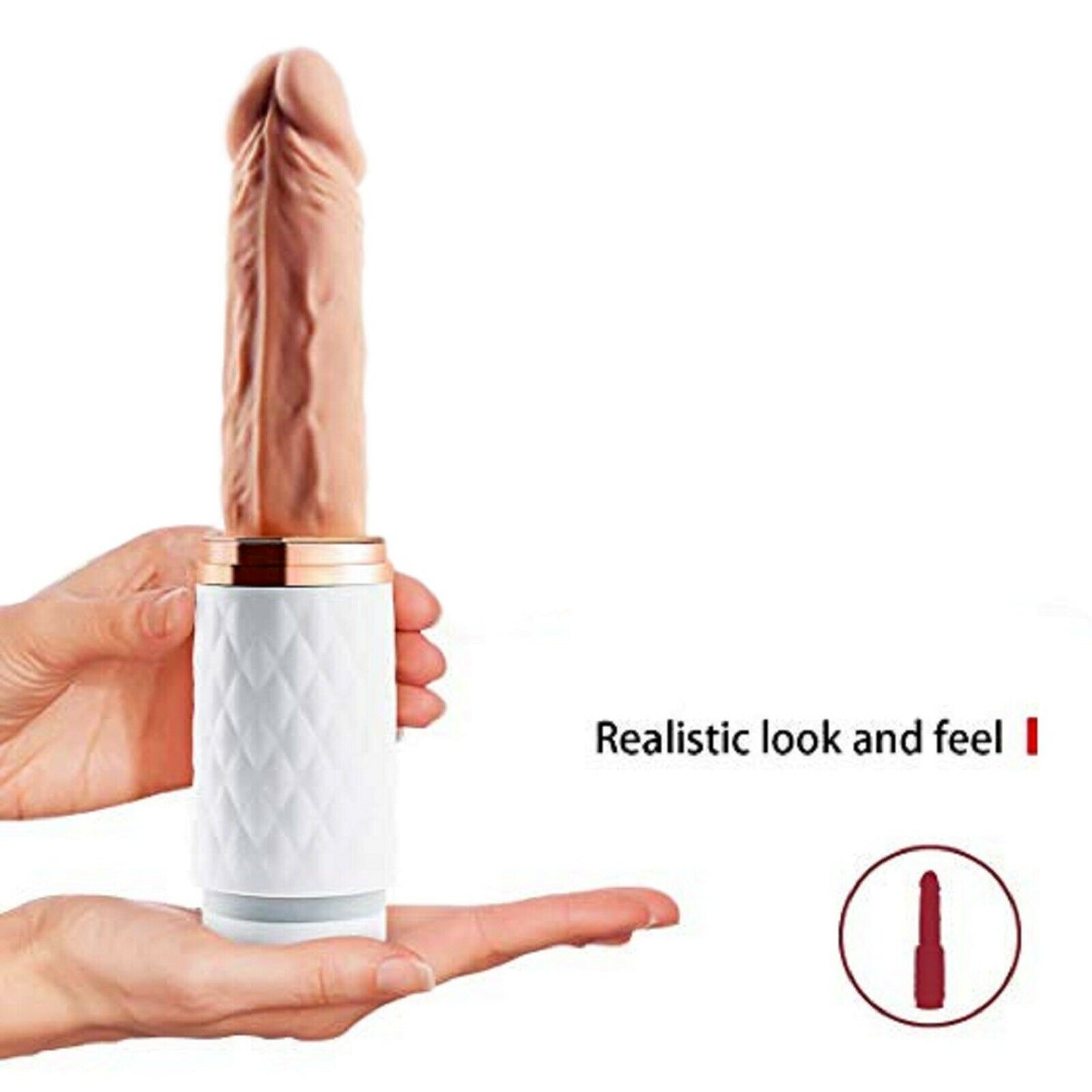 Sex Fucking Machine Realistic Vibrator Dildo Penis Dong Hands Free Adult Sex Toy