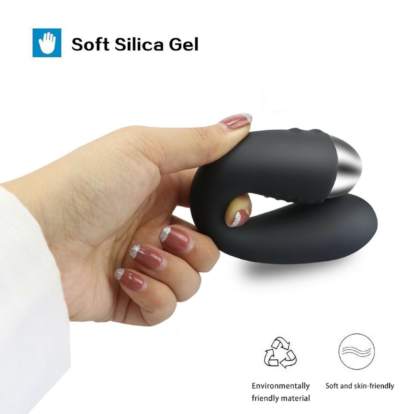 Prostate Massager Mens Female Vibrator Anal Plug USB Rechargeable Dildo Sex Toy