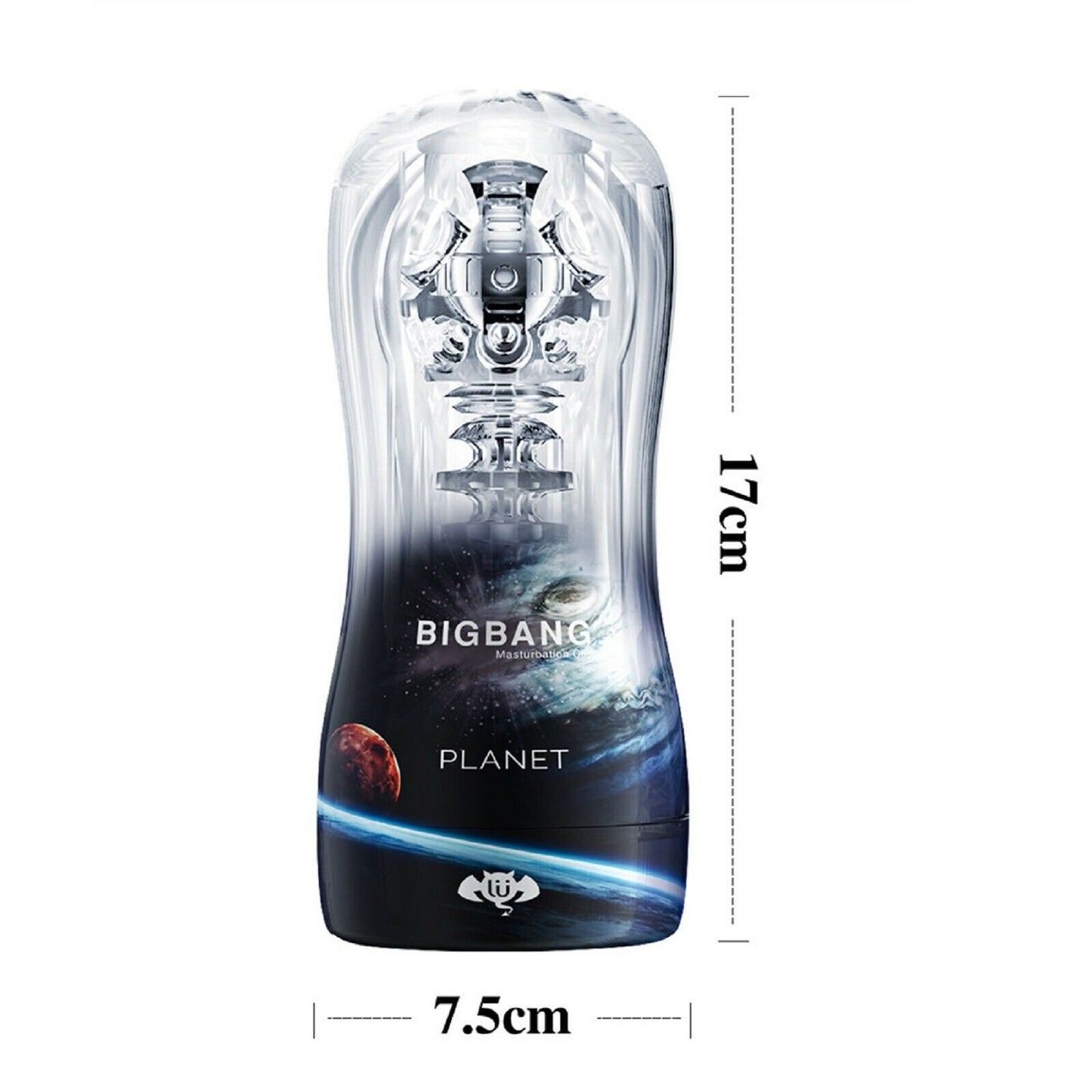 Male Masturbator Stroker Cup Realistic Sucking Masturbation Cup Mens Sex Toy NEW