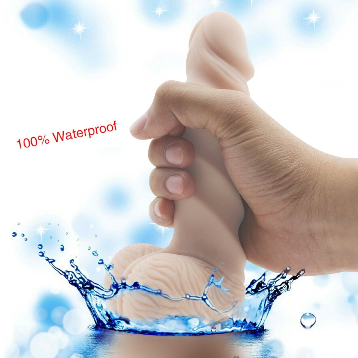 Dildo Dong Realistic Penis Cock Balls Vaginal Anal Suction Cup Adult Sex Toy NEW