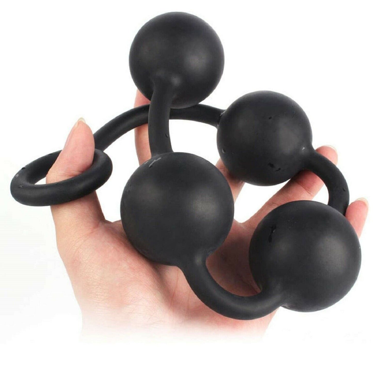 Giant Silicone Extra Large Big Anal Beads Dildo Dong Fat Butt Plug HUGE Sex Toy