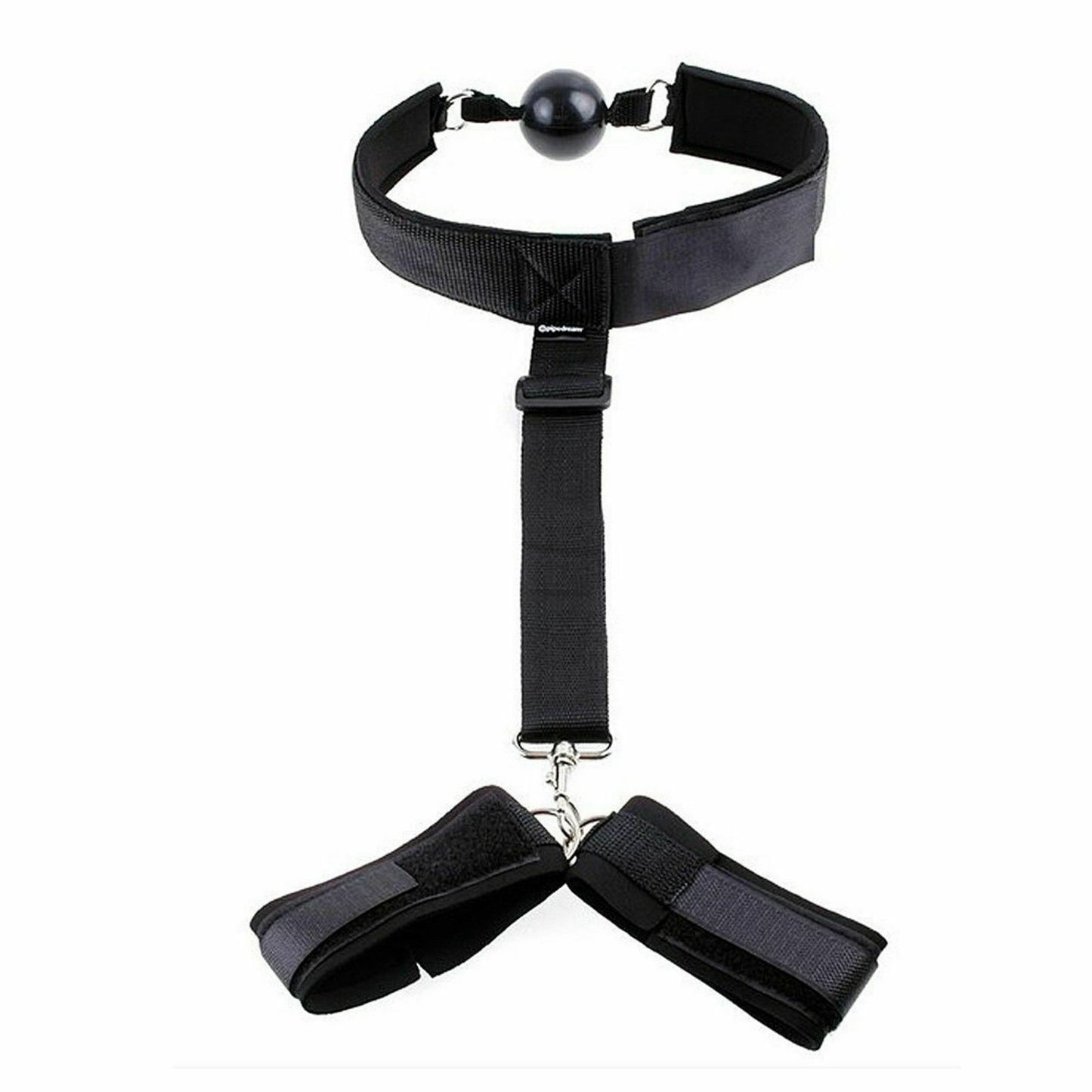BDSM Mouth Gag Ball Bondage Restraint Kit Wrist Collar Handcuff Couples Sex Toy