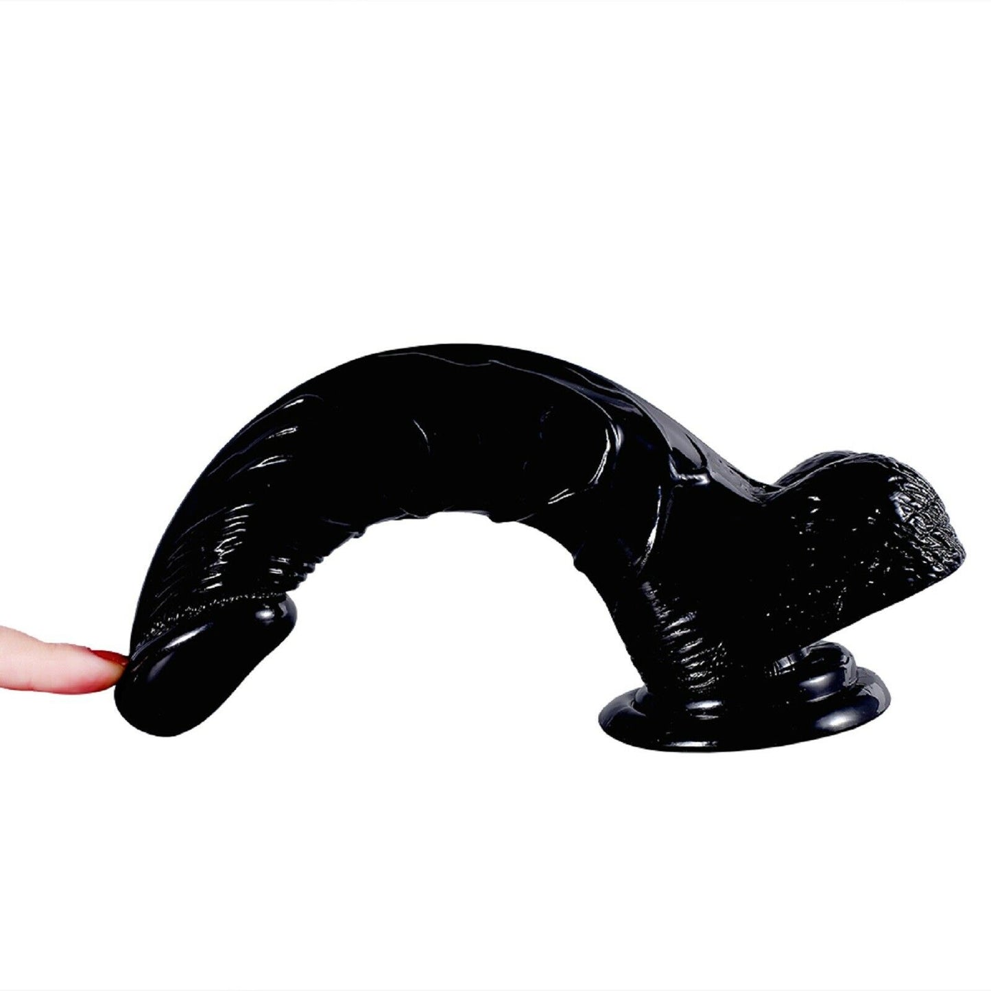 8.3" Dildo Dong Large Realistic Penis Cock Balls Viginal Suction Cup Sex Toy New
