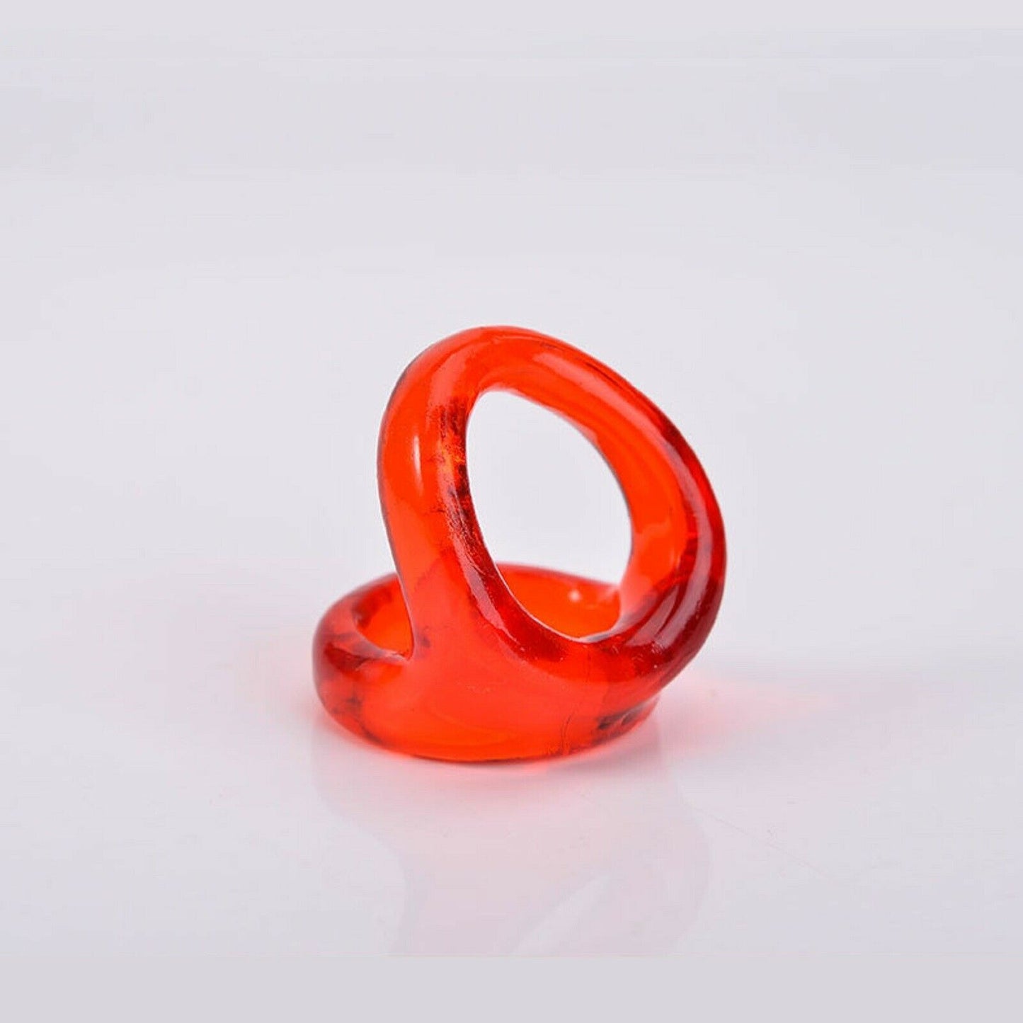 Double Cock Ring Bigger Erection Penis Delay Ejaculation Male Silicone Sex Toy