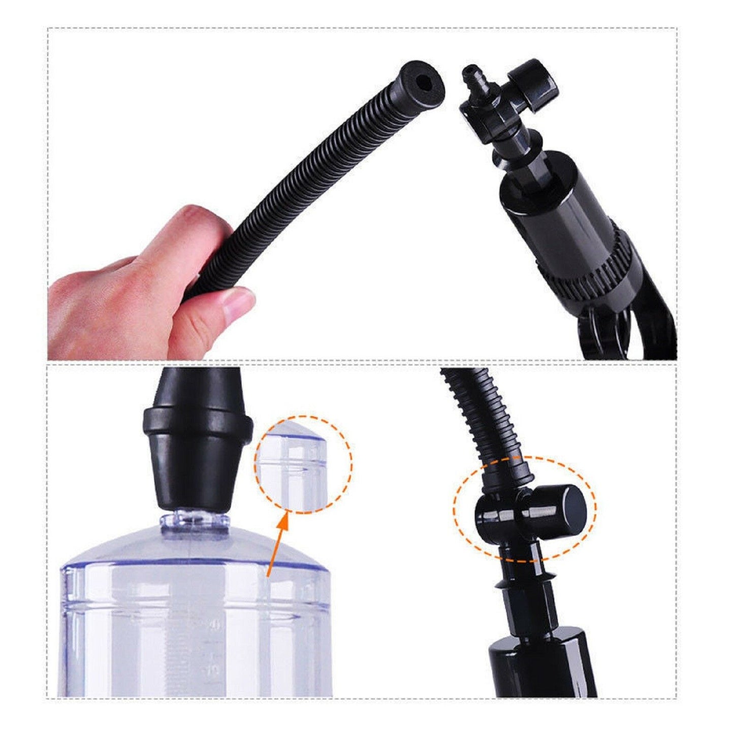 Male Penis Pump Personal Vacuum Enlarger Extender Device Cock Pump Sex Toy NEW