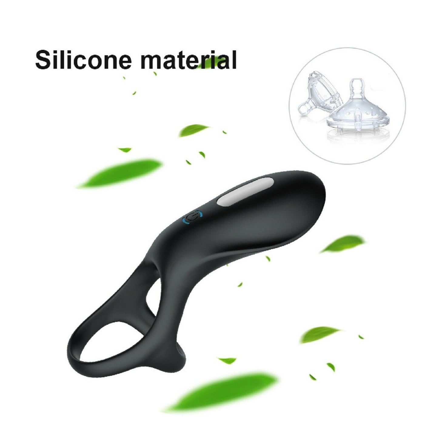 Vibrating Cock Ring Penis Clitoris Clit Vibrator Rechargable Couples Men Sex Toy