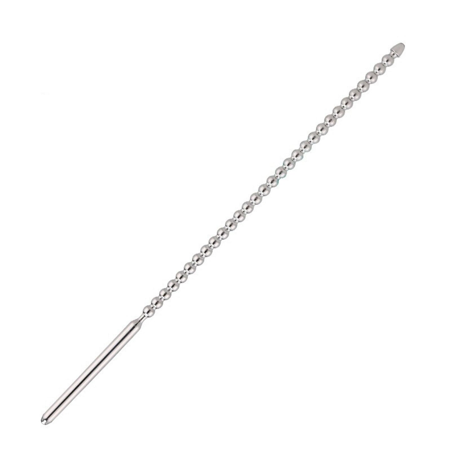 Stainless Steel Urethral Sound Ribbed Penis Plug Cock Catheter Rod Sex Toy NEW