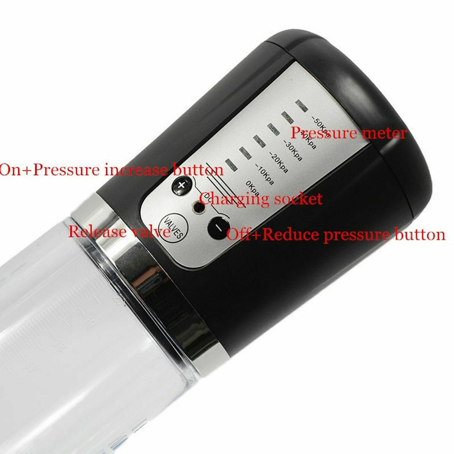 Electric Vacuum Pump Enlarger Male Penis Cock Erection Stretcher Extender NEW