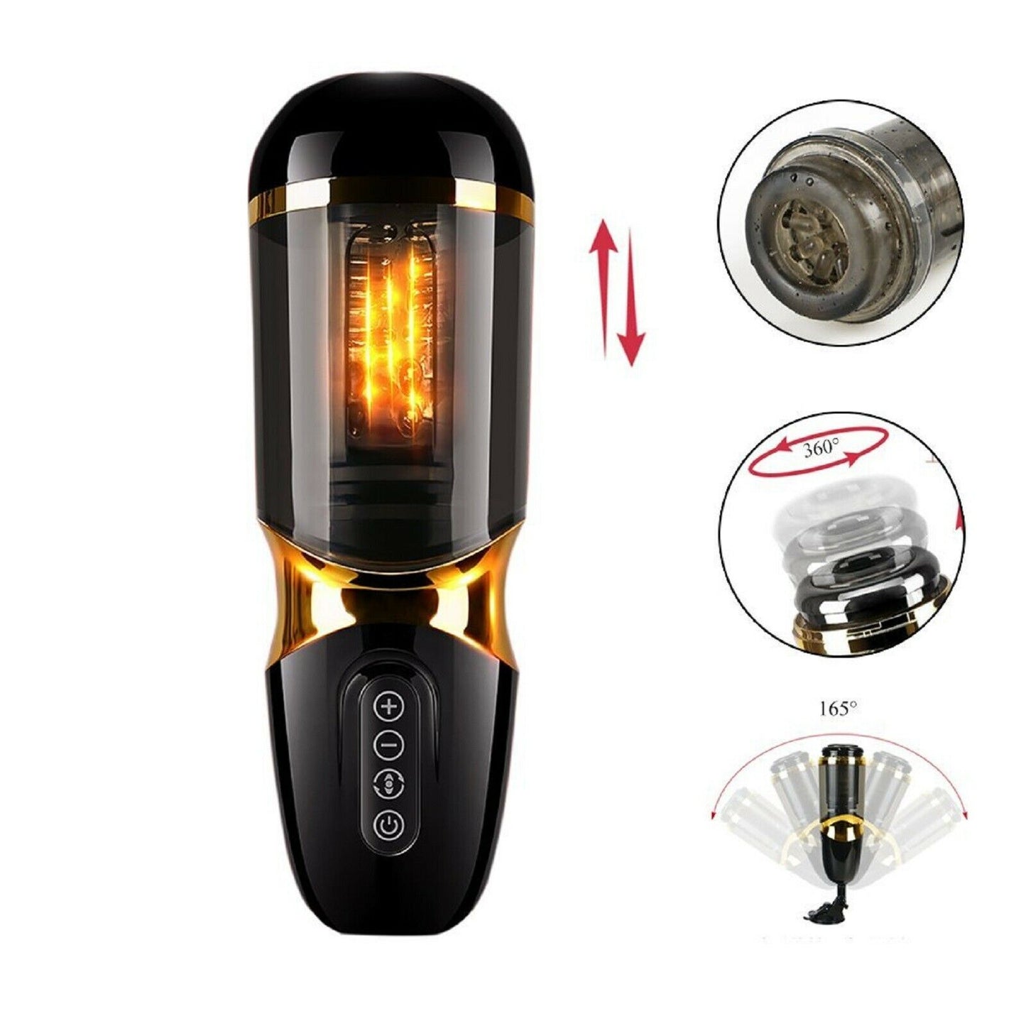 Male Masturbator Pussy Automatic Piston Auto Stroker Mens Masturbation Sex Toy