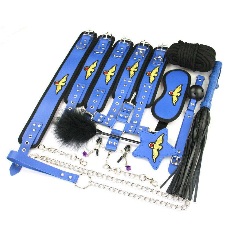 BDSM Bondage Beginners Starter Kit Pack Cuffs Restraint Couples Adult Sex Toy