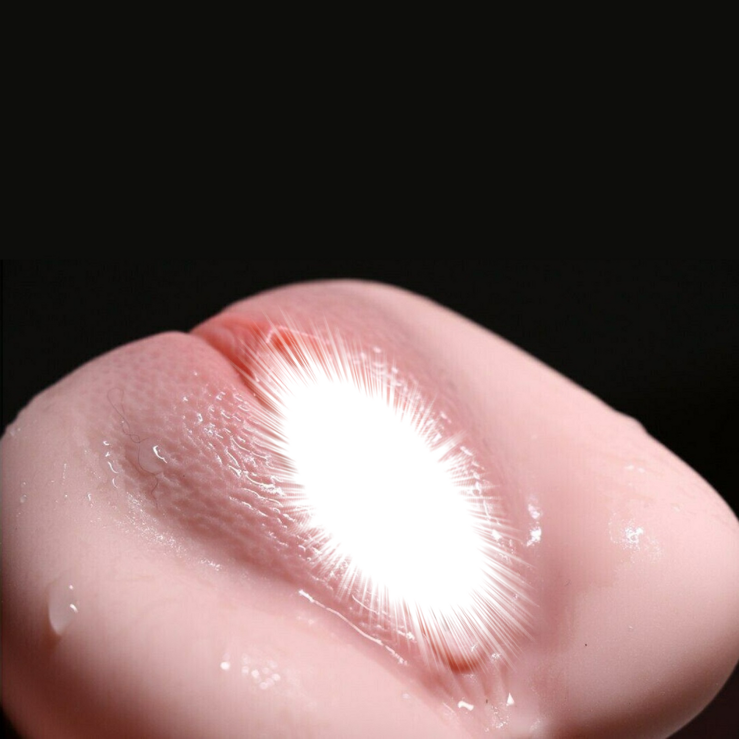 Male Masturbator Realistic Pocket Pussy Vagina Hand Held Stroker Sex Toy Cup NEW