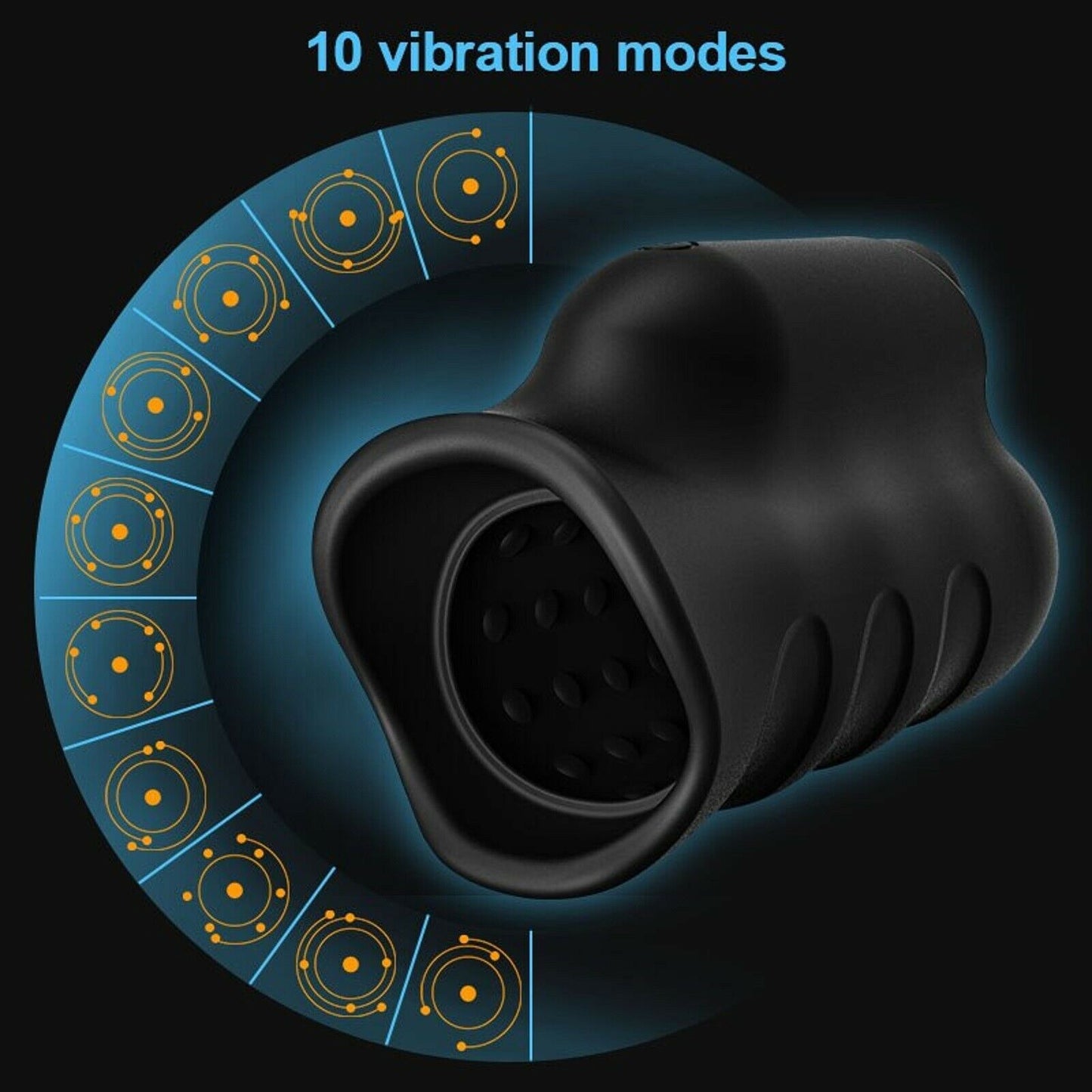 Vibrating Male Masturbator Stroker Rechargeable Penis Vibrator Trainer Sex Toy