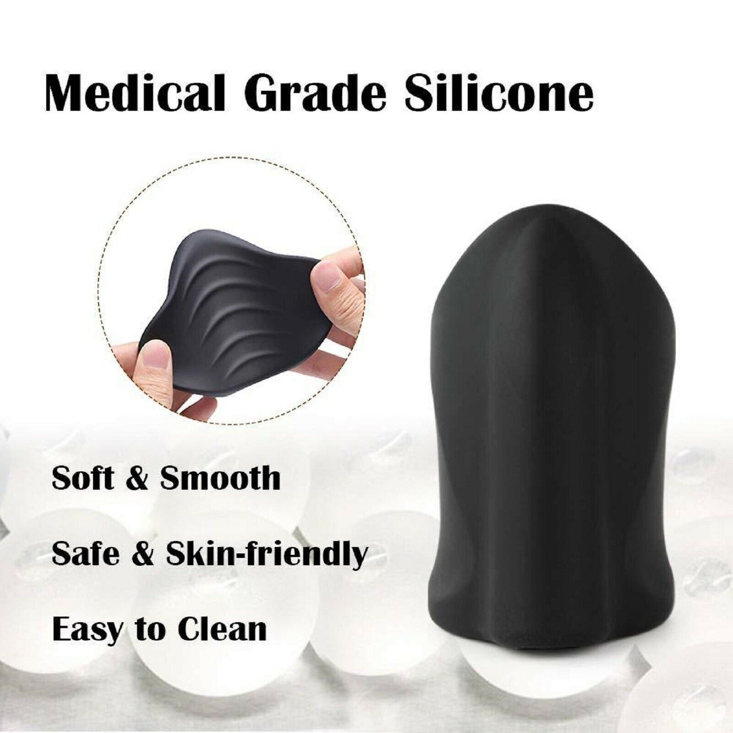 Vibrating Male Masturbator Stroker Rechargeable Penis Vibrator Trainer Sex Toy