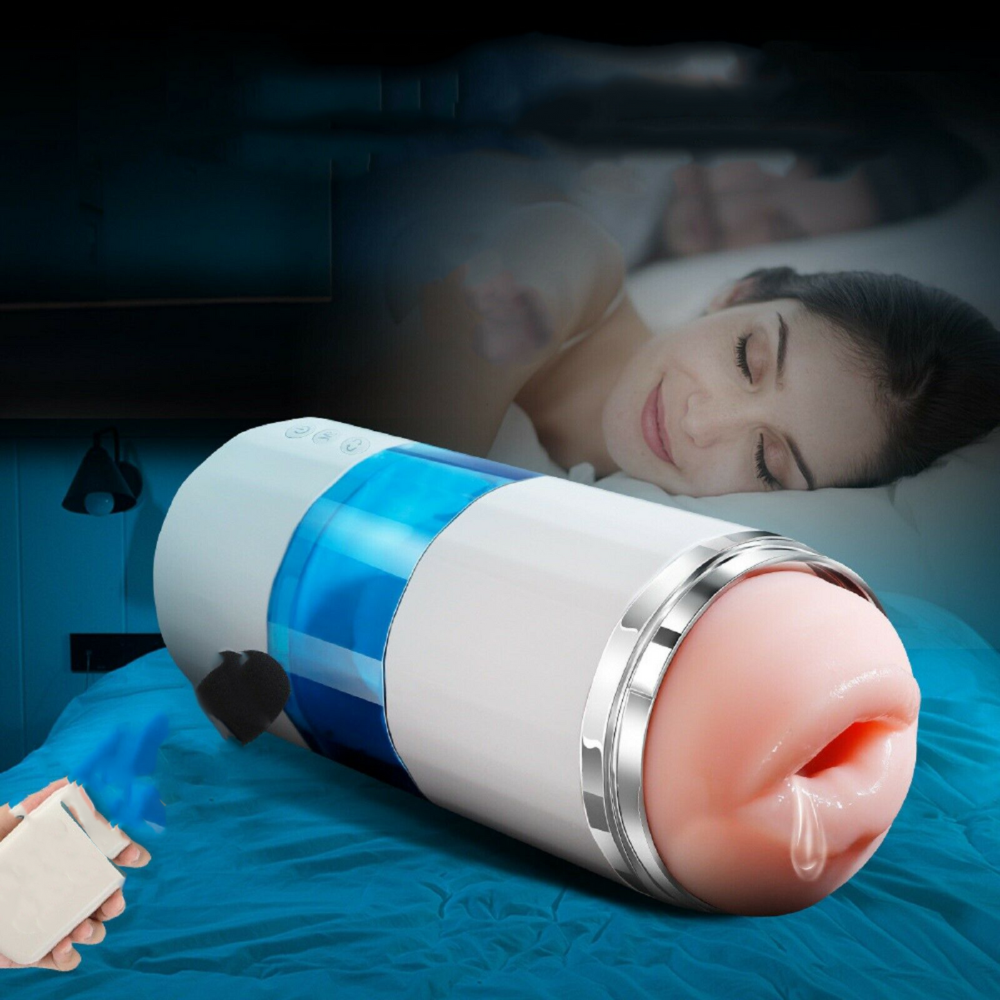 Male Masturbator Cup Auto Rotating Vibrating Masturbation Stroker Oral Sex Toy