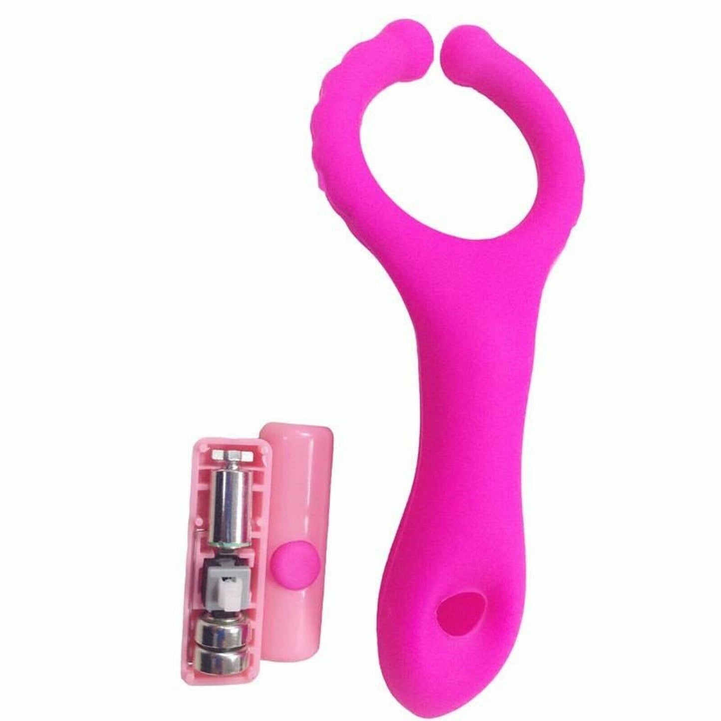 Vibrating Cock Ring Penis Couples Clip Clitoris Anal Stimulator Vibrator Sex Toy