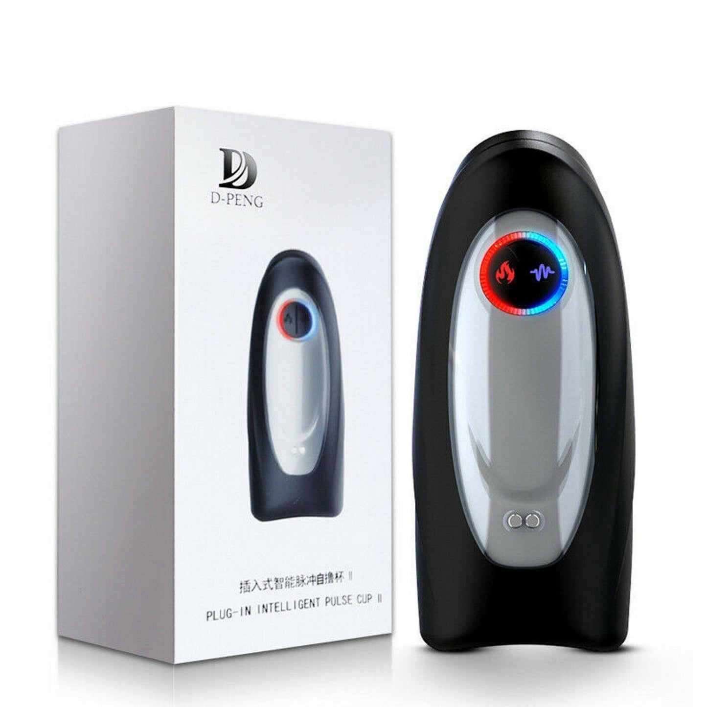 Stroker Vibrating Male Masturbator Heating Penis Oral Vibrator Trainer Sex Toy