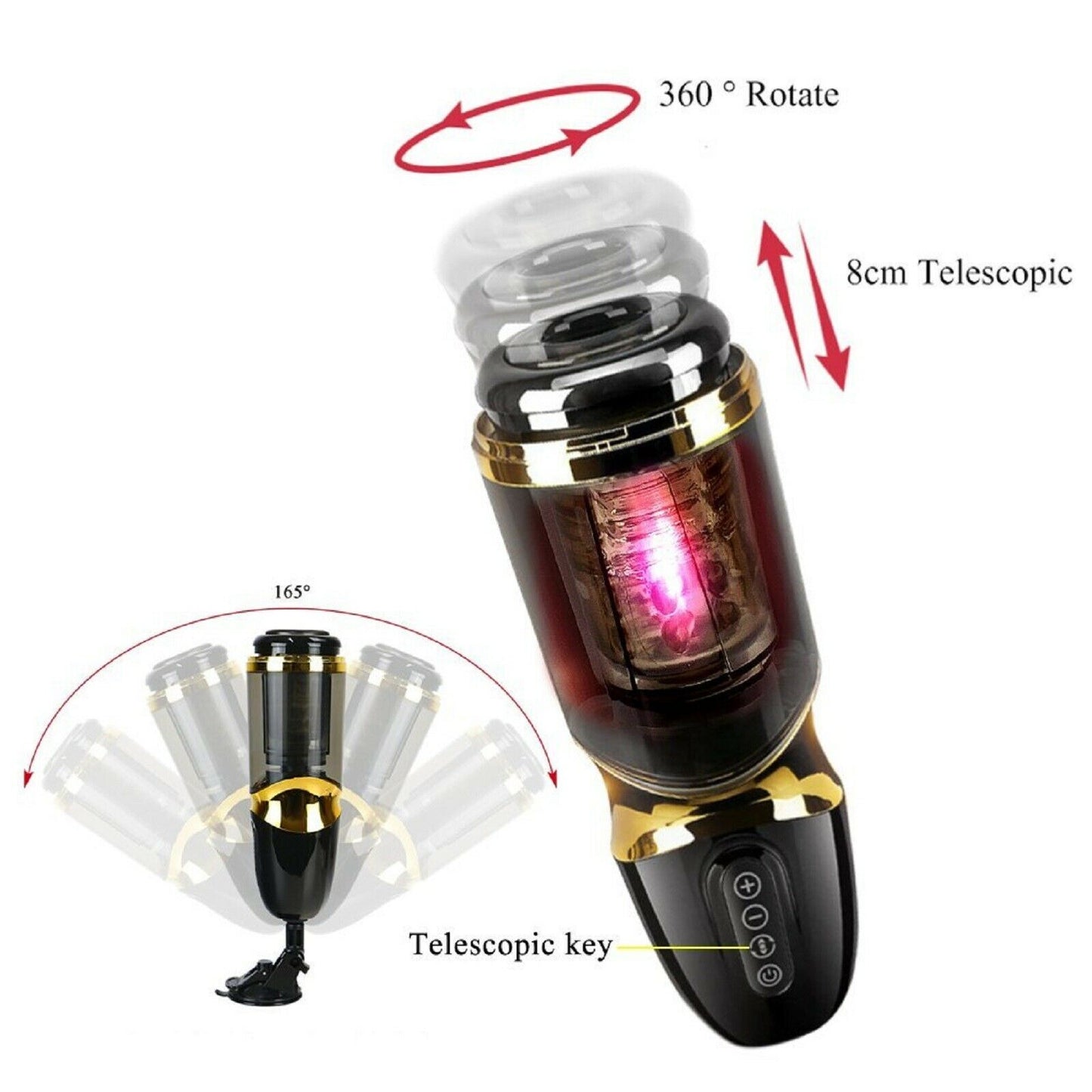 Male Masturbator Pussy Automatic Piston Auto Stroker Mens Masturbation Sex Toy